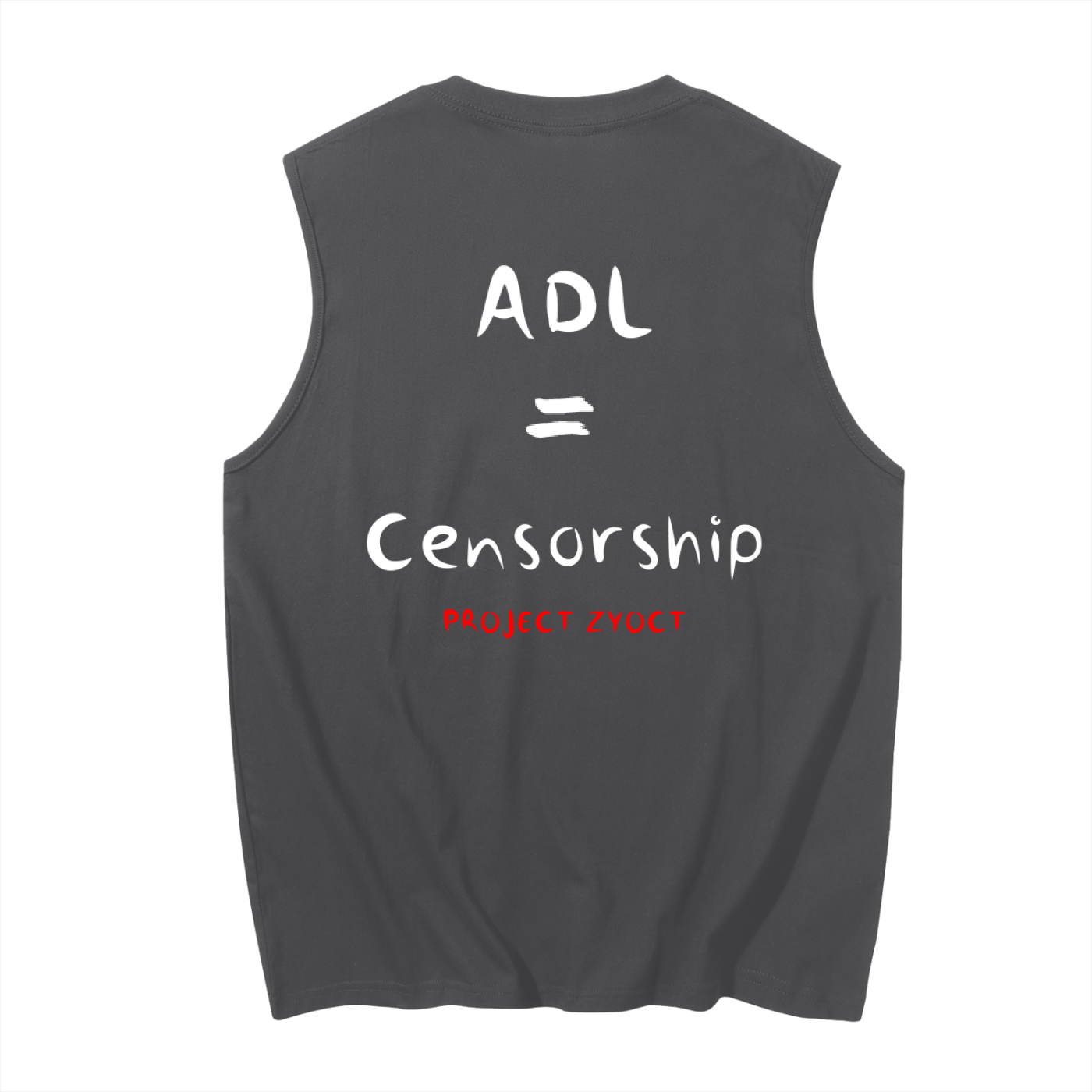 "ADL = Censorship" Cotton Tank Top