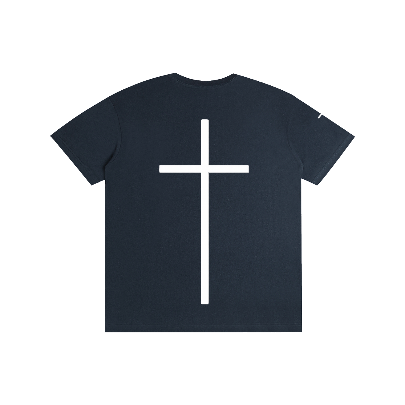 Simple Cross Cotton T-Shirt
