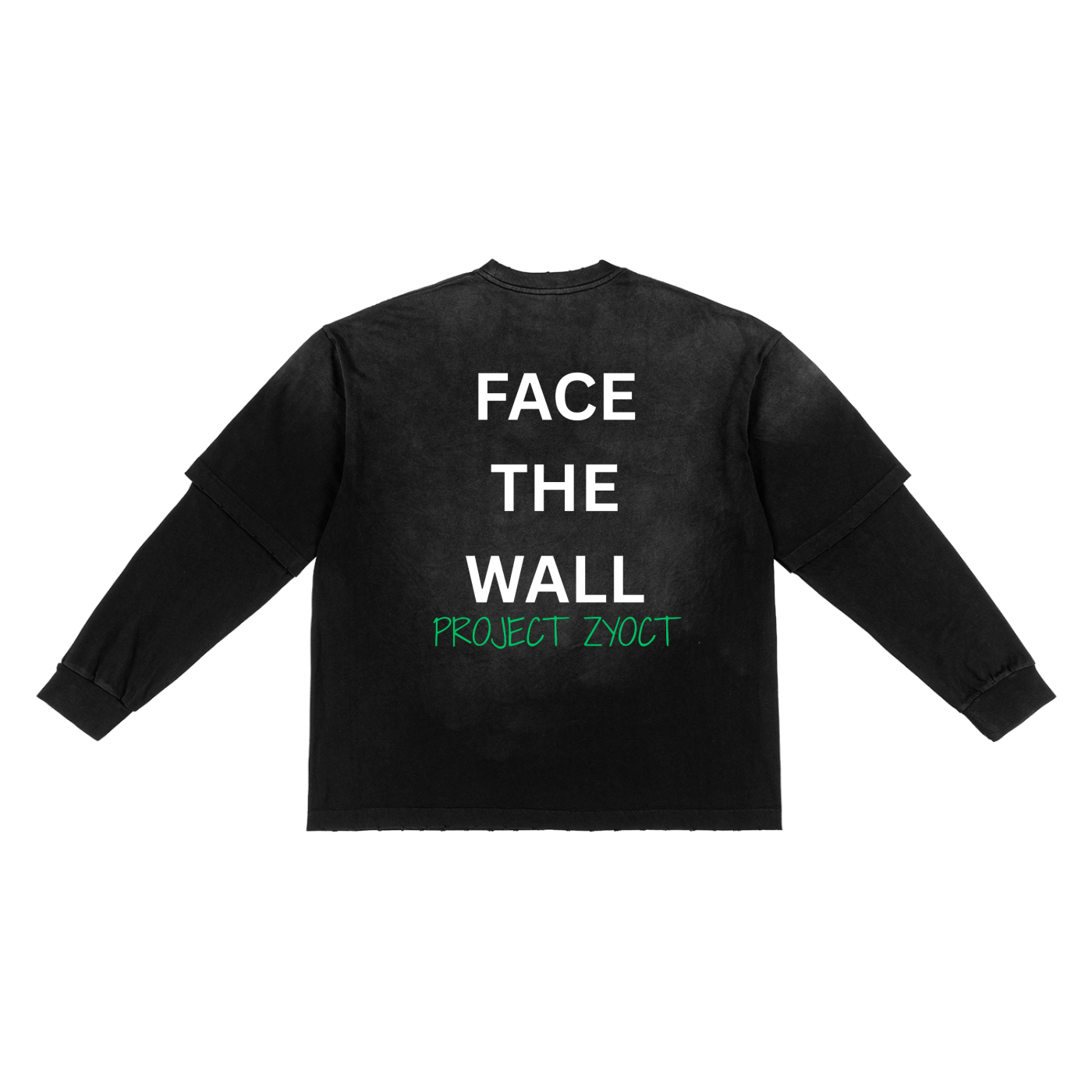 "Face the Wall" Sunfade Two-Piece Shirt