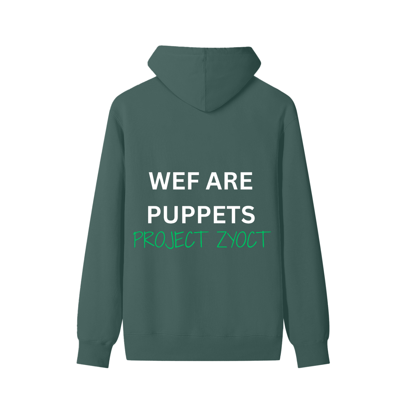 "WEF Are Puppets" Classic Cotton Hoodie
