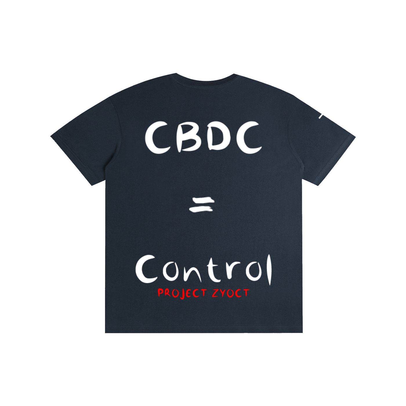 "CBDCs = Control" Cotton T-Shirt