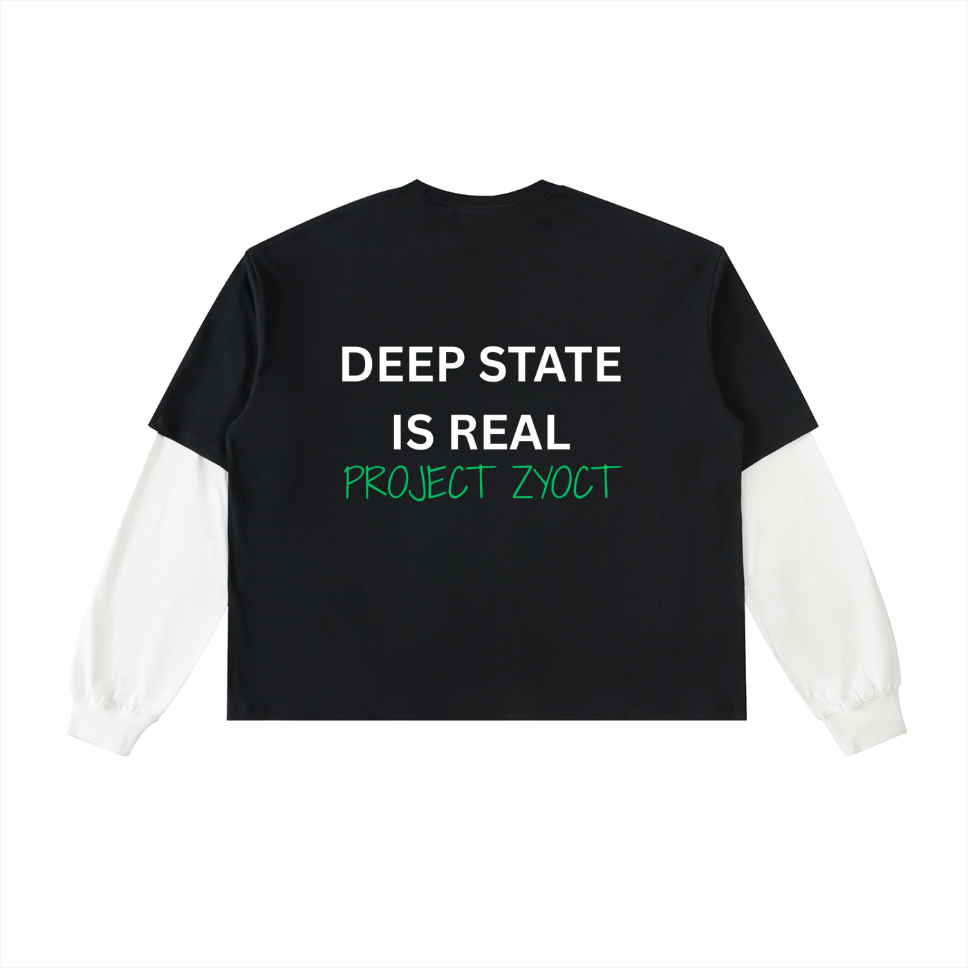 "Deep State is Real" Layered Shirt