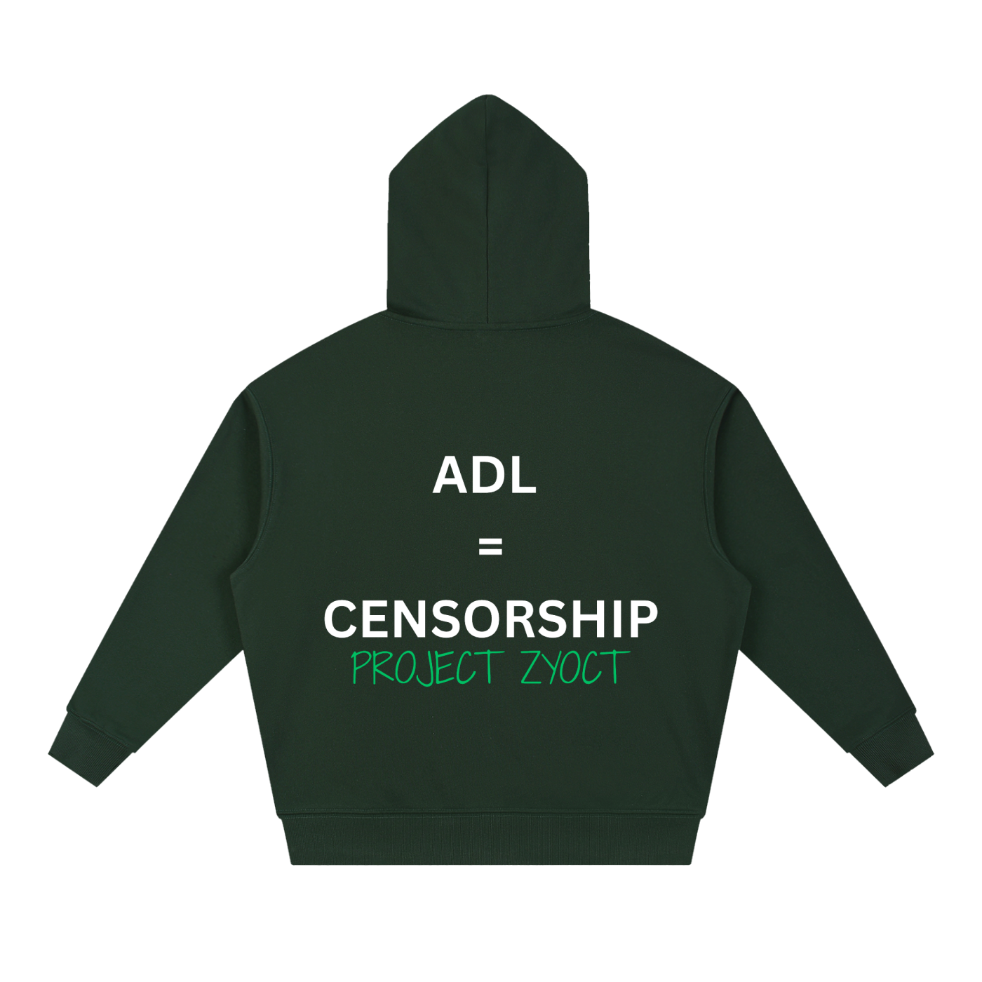 "ADL = Censorship" Heavyweight Hoodie