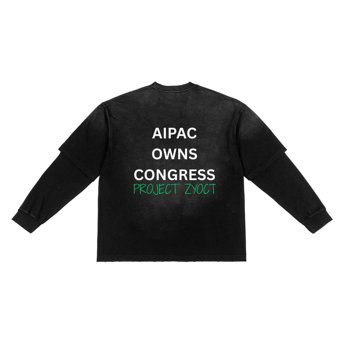 "AIPAC Owns Congress" Sunfade Two-Piece Shirt