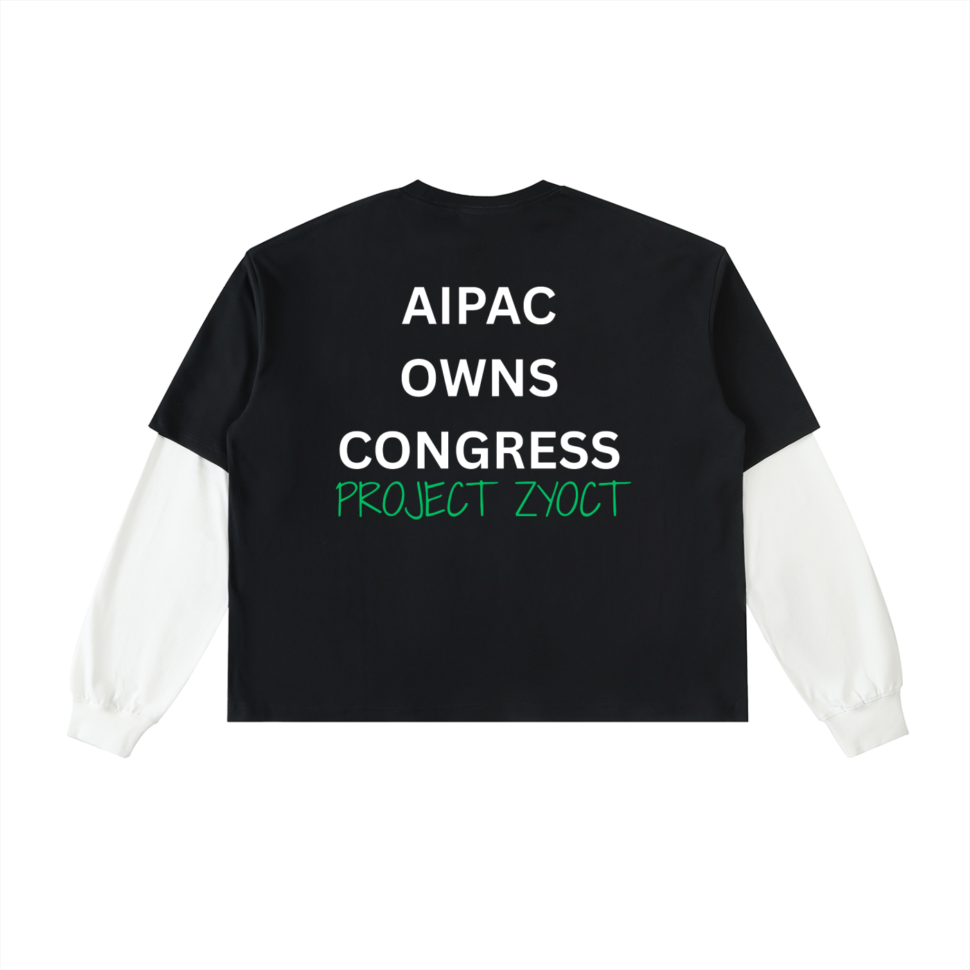 "AIPAC Owns Congress" Layered Shirt