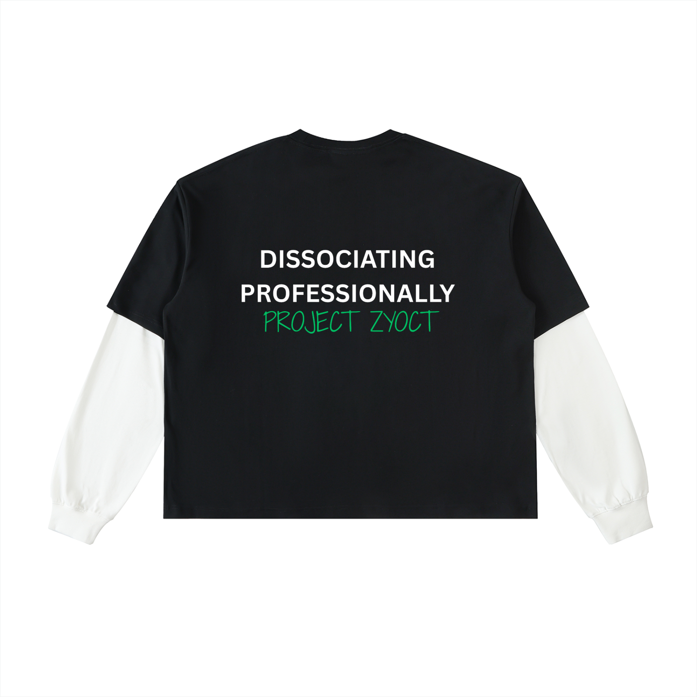 "Dissociating Professionally" Layered Shirt