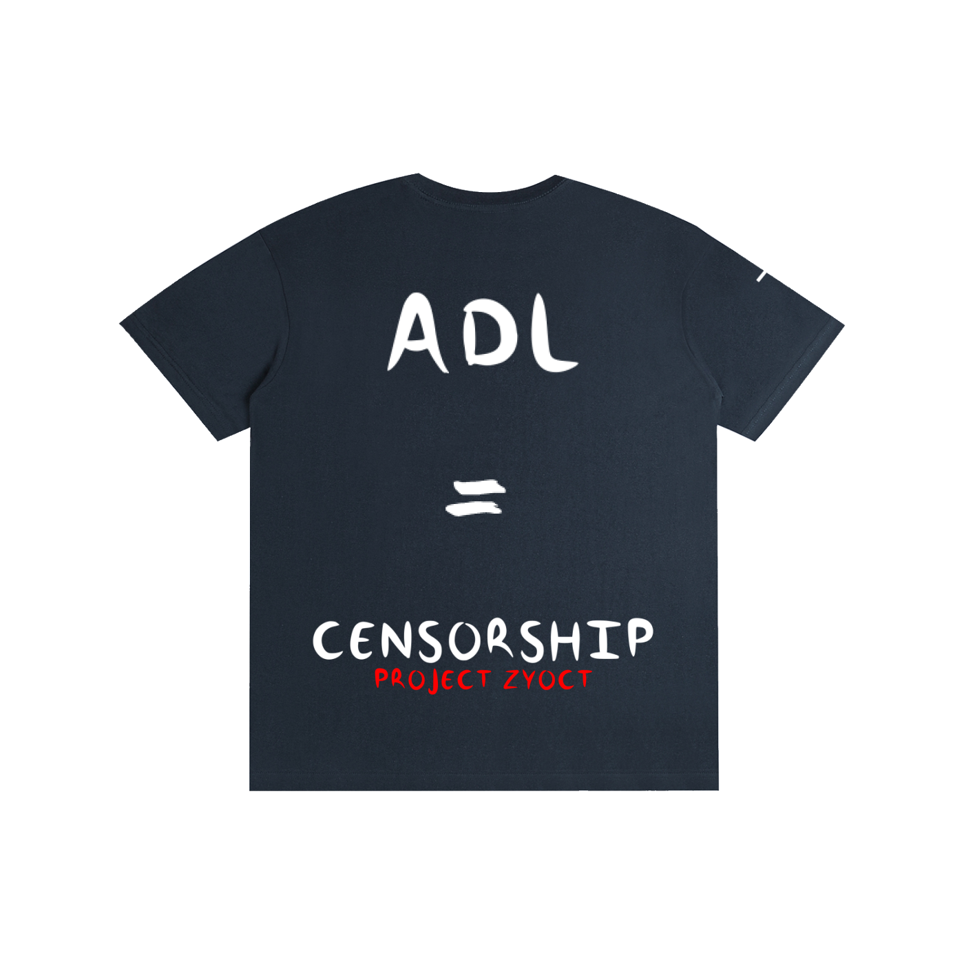 "ADL = Censorship" Cotton T-Shirt