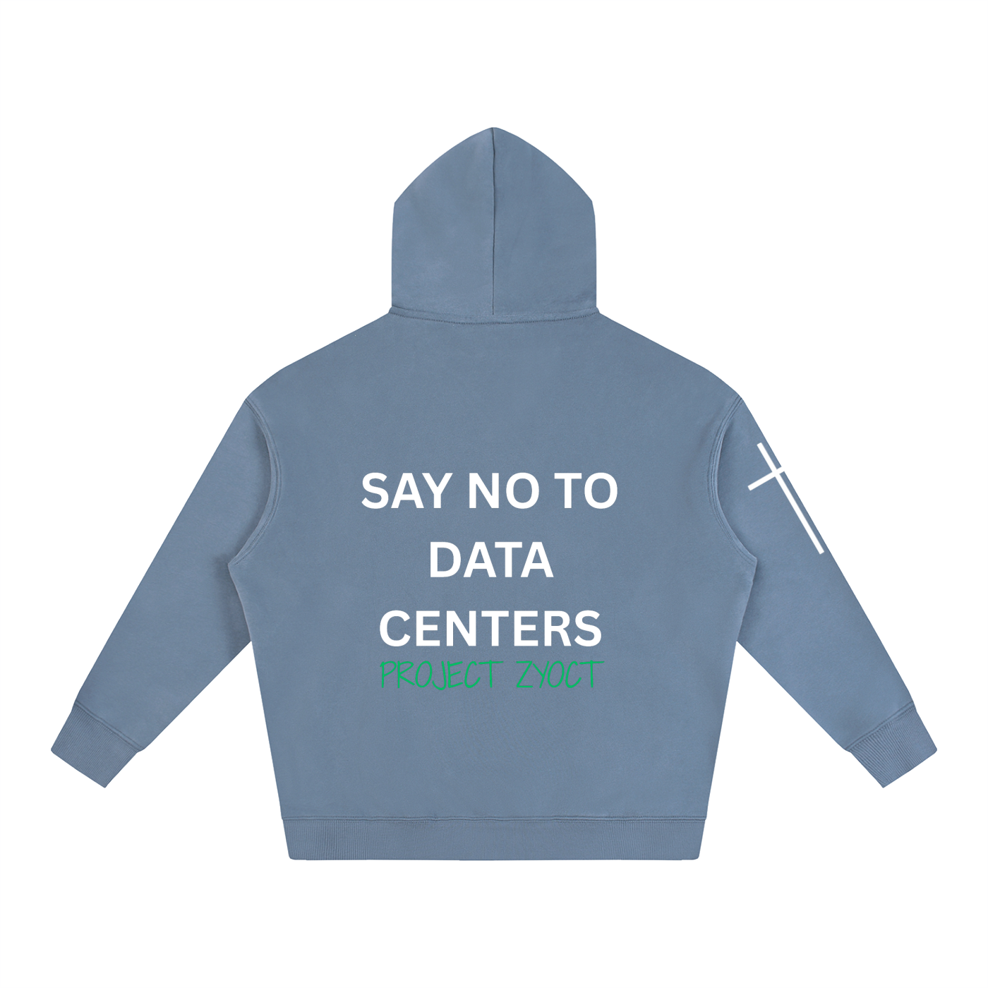 "Say No to Data Centers" Oversize Hoodie