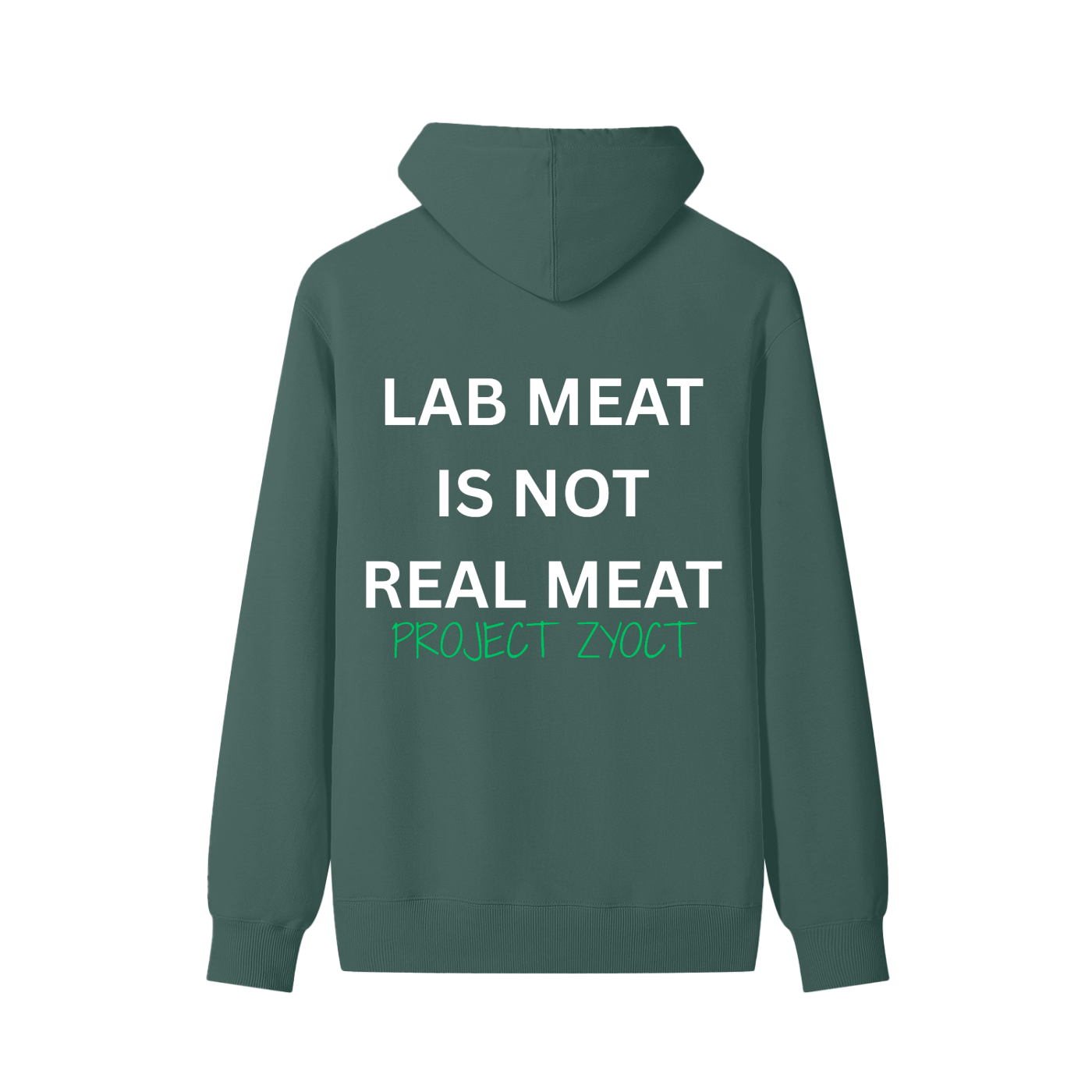 "Lab Meat is Not Real Meat" Classic Cotton Hoodie