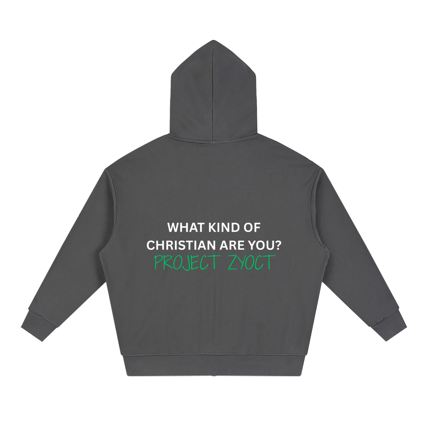 "What Kind of Christian" Full Zip Hoodie