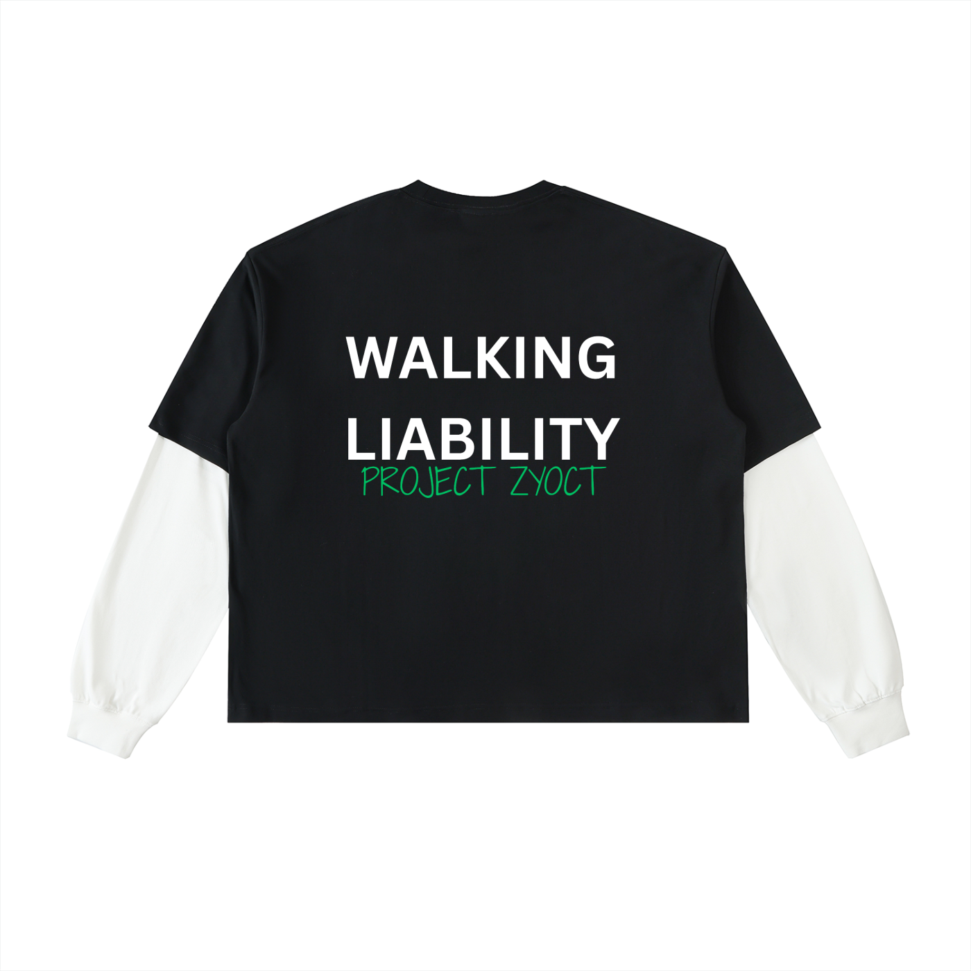 "Walking Liability" Layered Shirt
