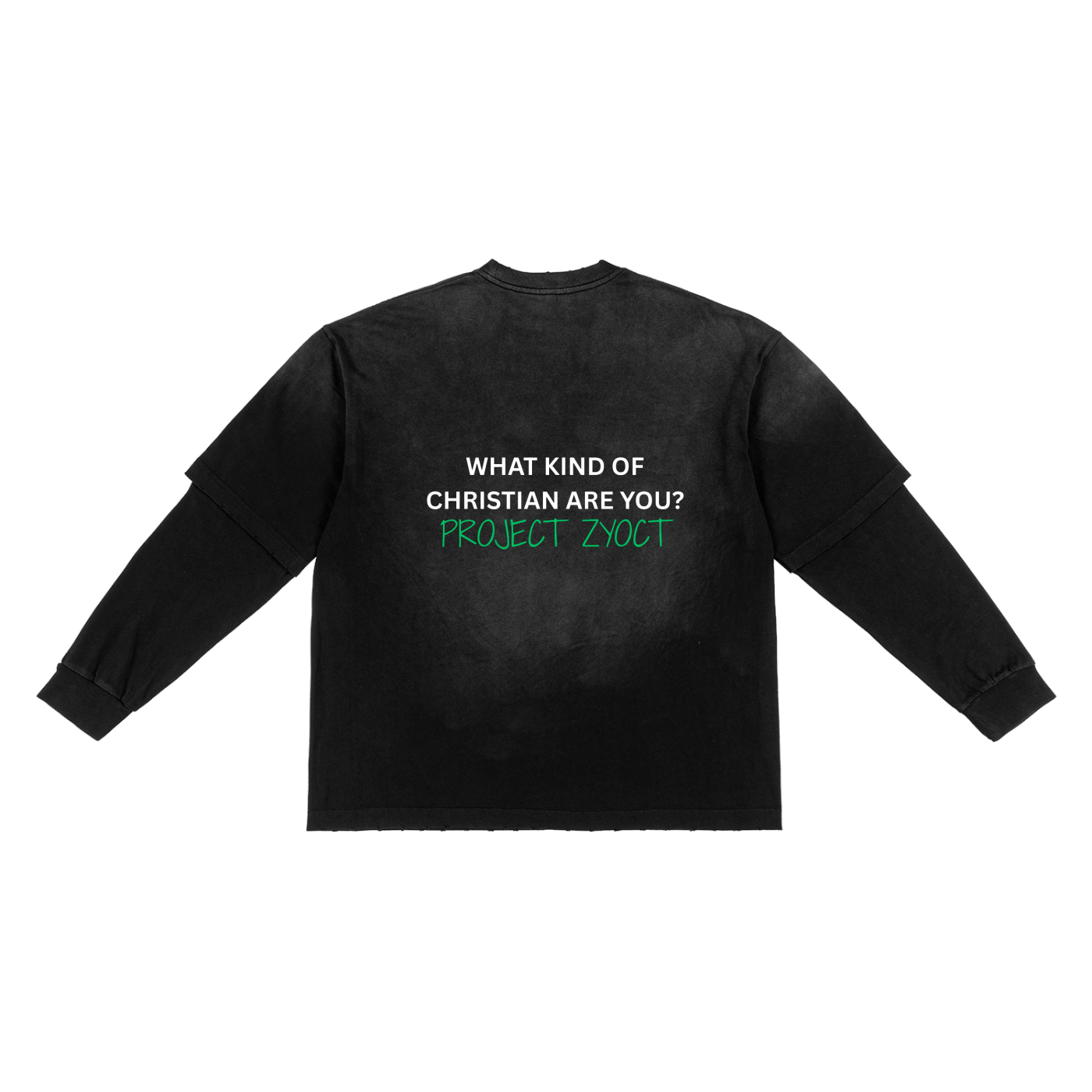 "What Kind of Christian" Sunfade Two-Piece Shirt