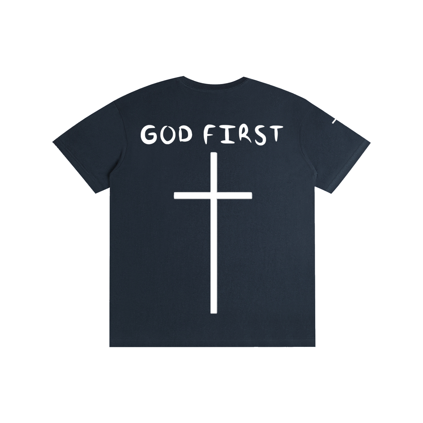 "GOD FIRST" Cotton T-Shirt