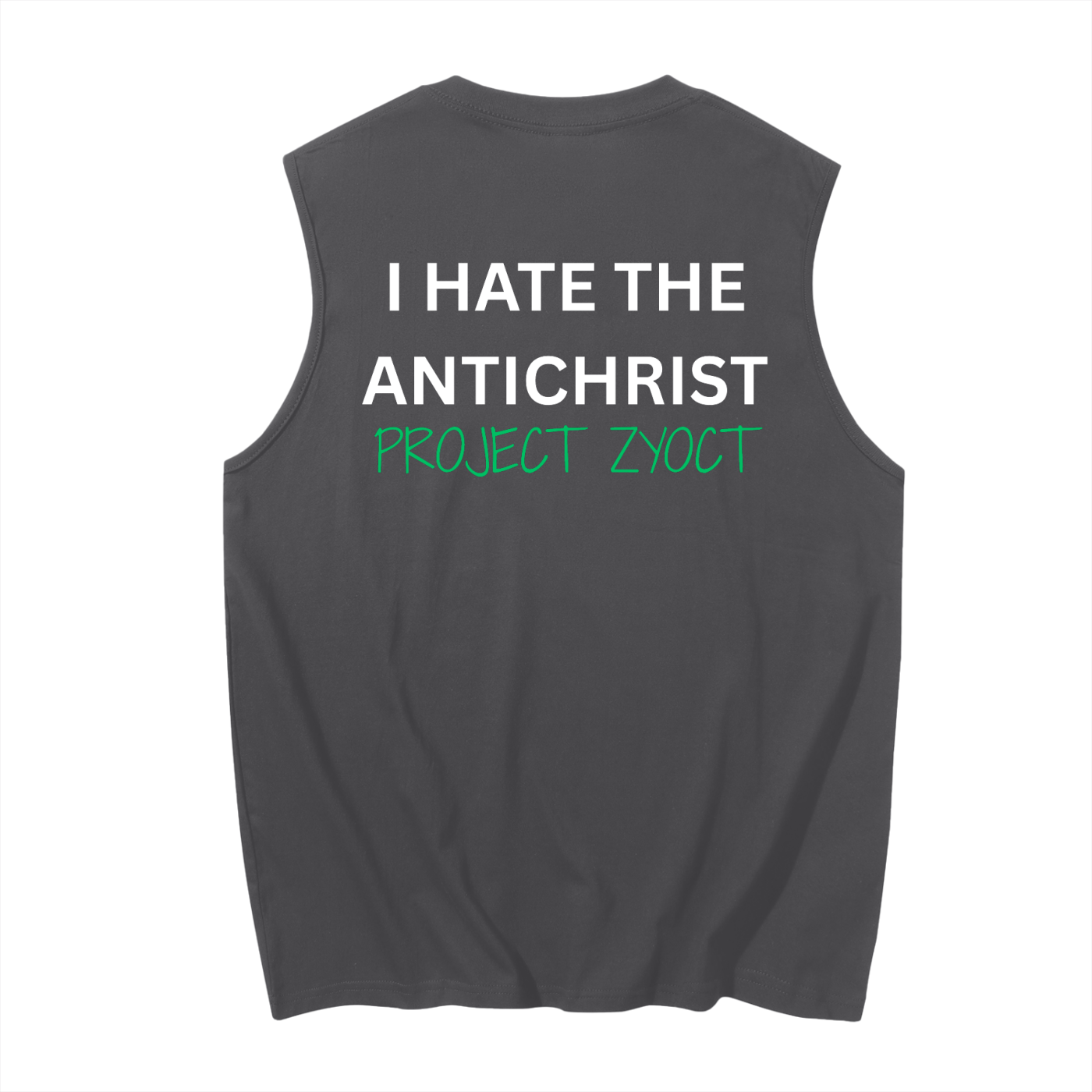 "I Hate the Antichrist" Cotton Tank Top