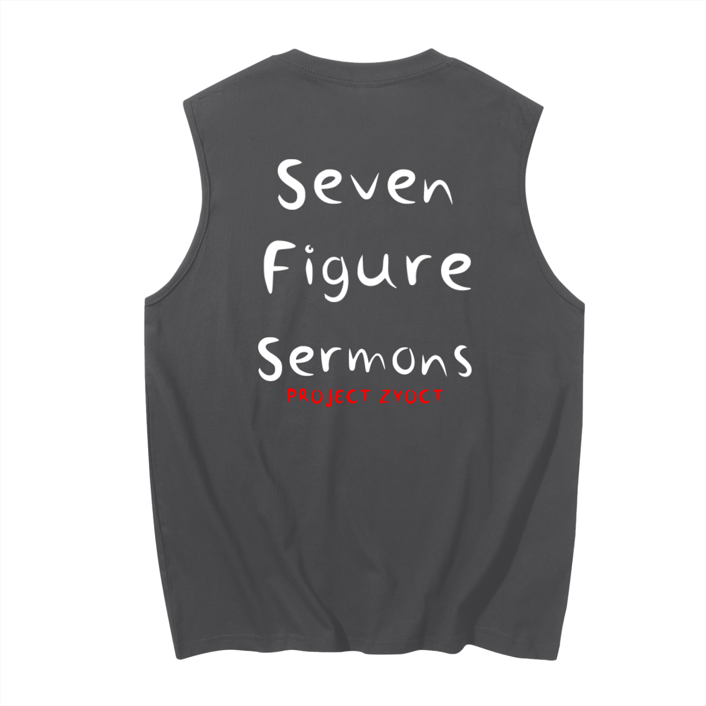 "Seven Figure Sermons" Cotton Tank Top