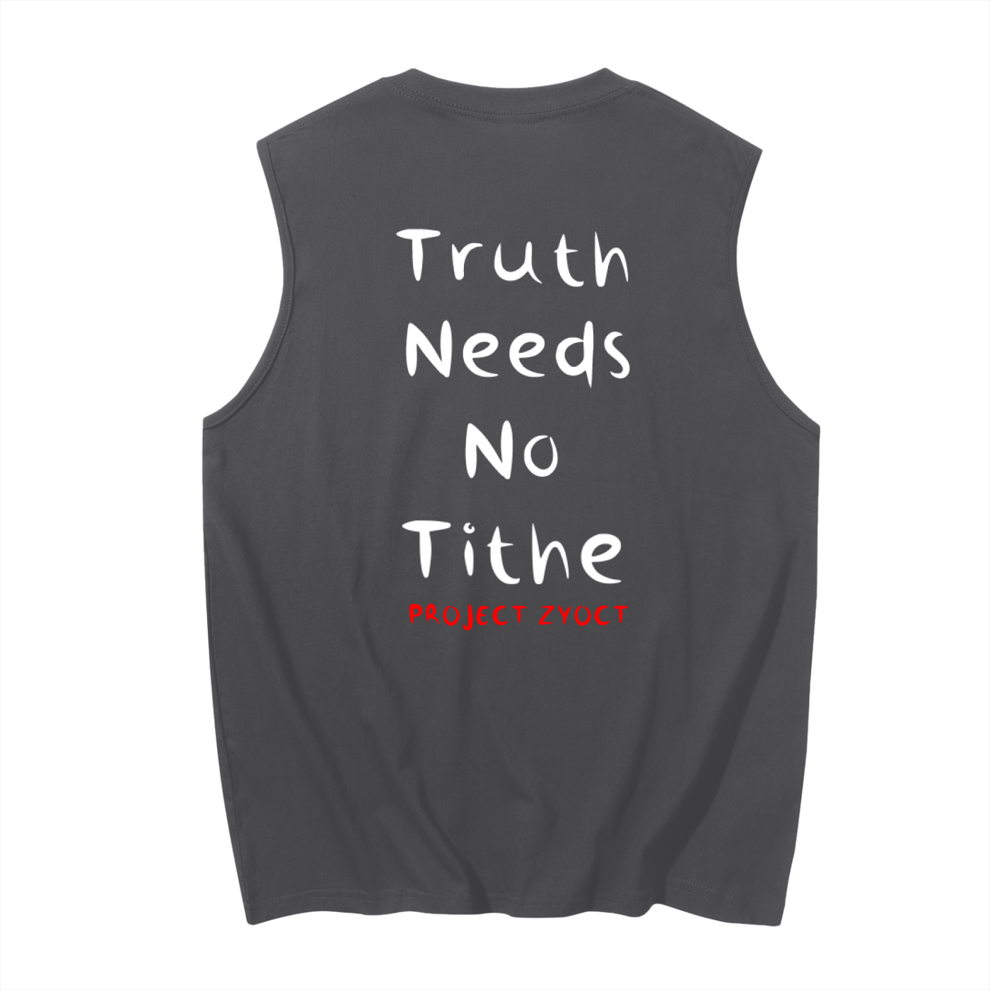 "Truth Needs No Tithe" Cotton Tank Top