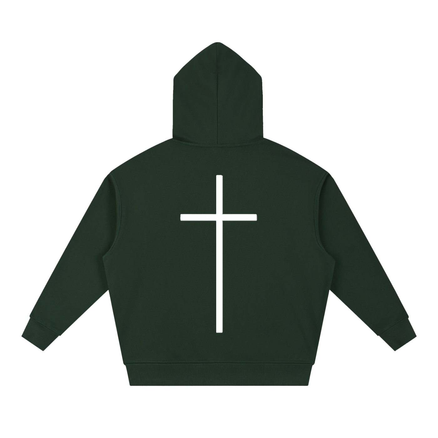 Simple Cross Heavyweight Hoodie