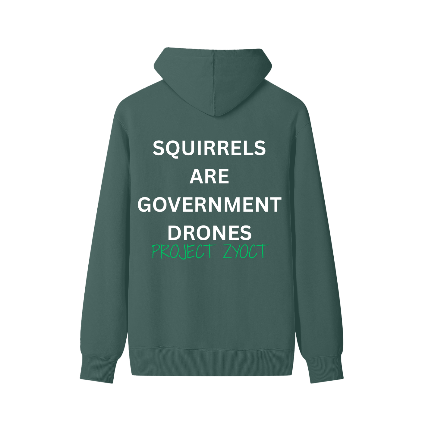 "Squirrels Are Government Drones" Classic Cotton Hoodie