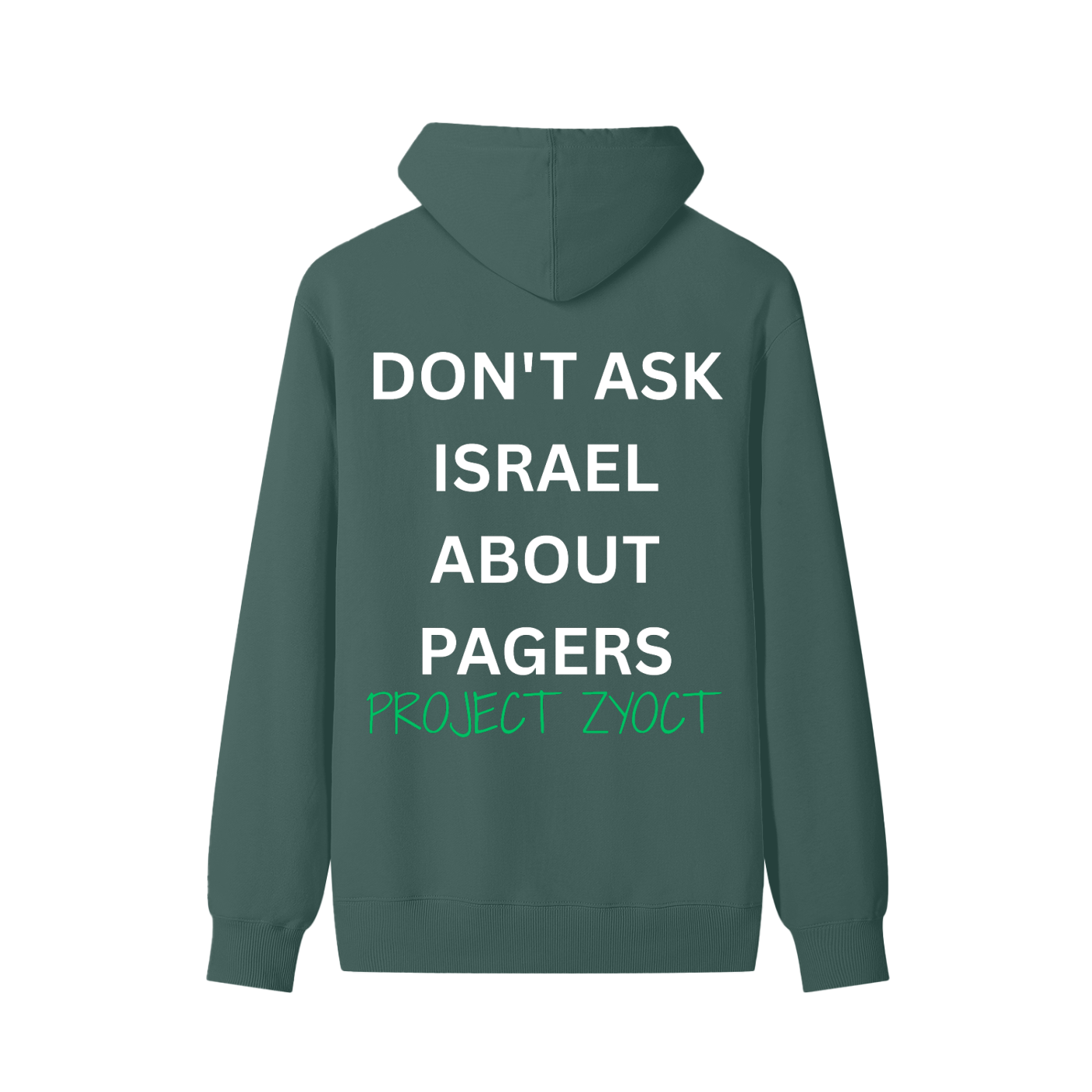 "Don't Ask Israel About Pagers" Classic Cotton Hoodie