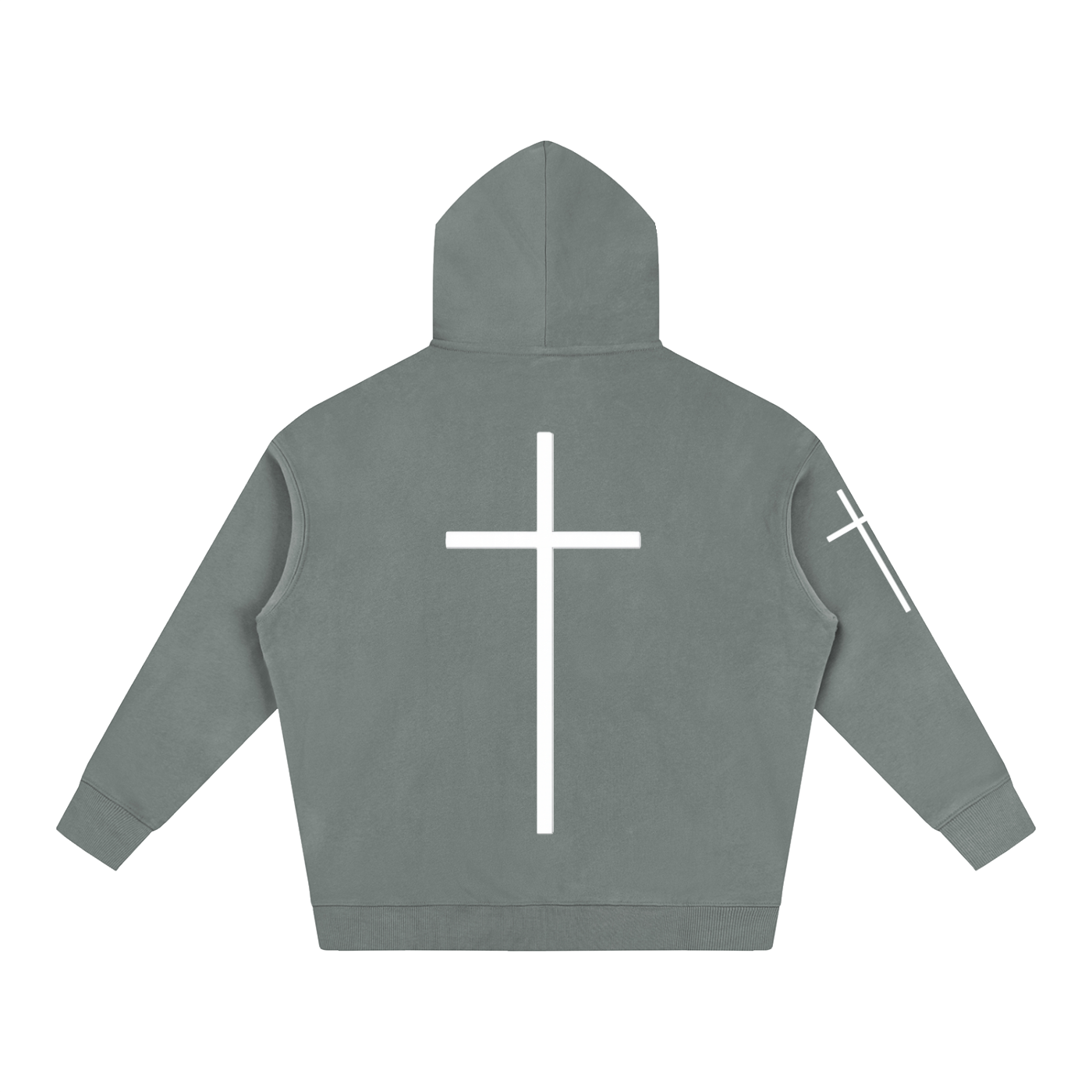 Simple Cross Oversize Hoodie