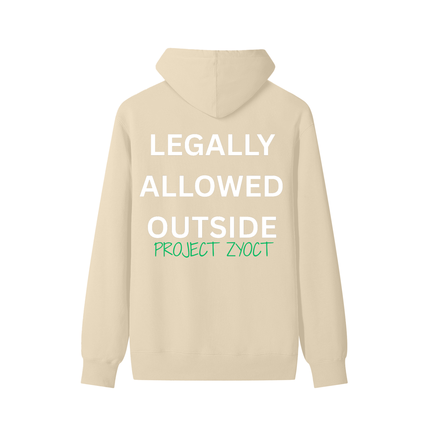 "Legally Allowed Outside" Classic Cotton Hoodie