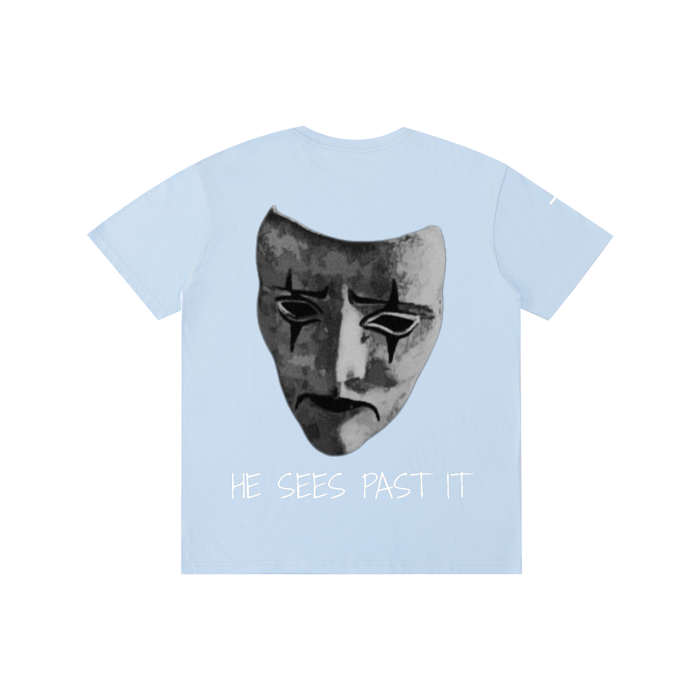 "He Sees Past It" Cotton T-Shirt