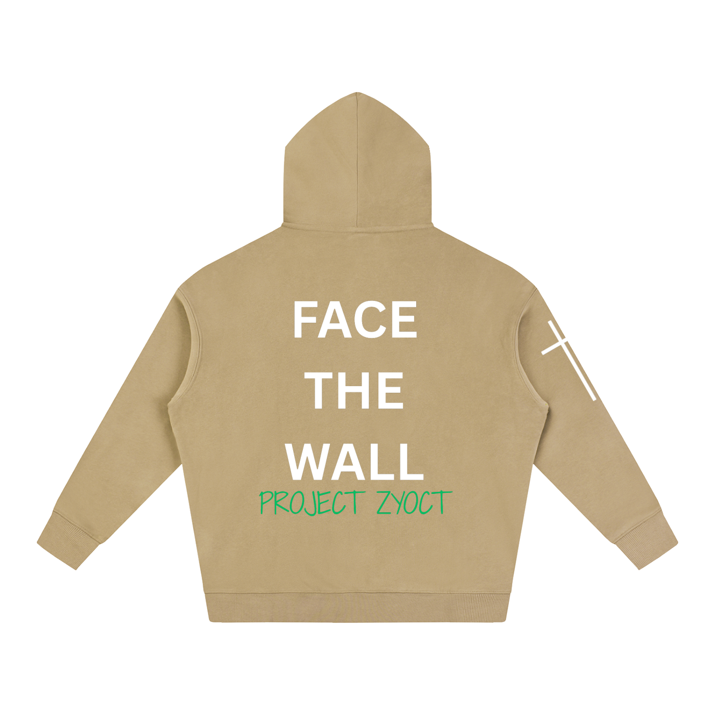 "Face the Wall" Oversize Hoodie