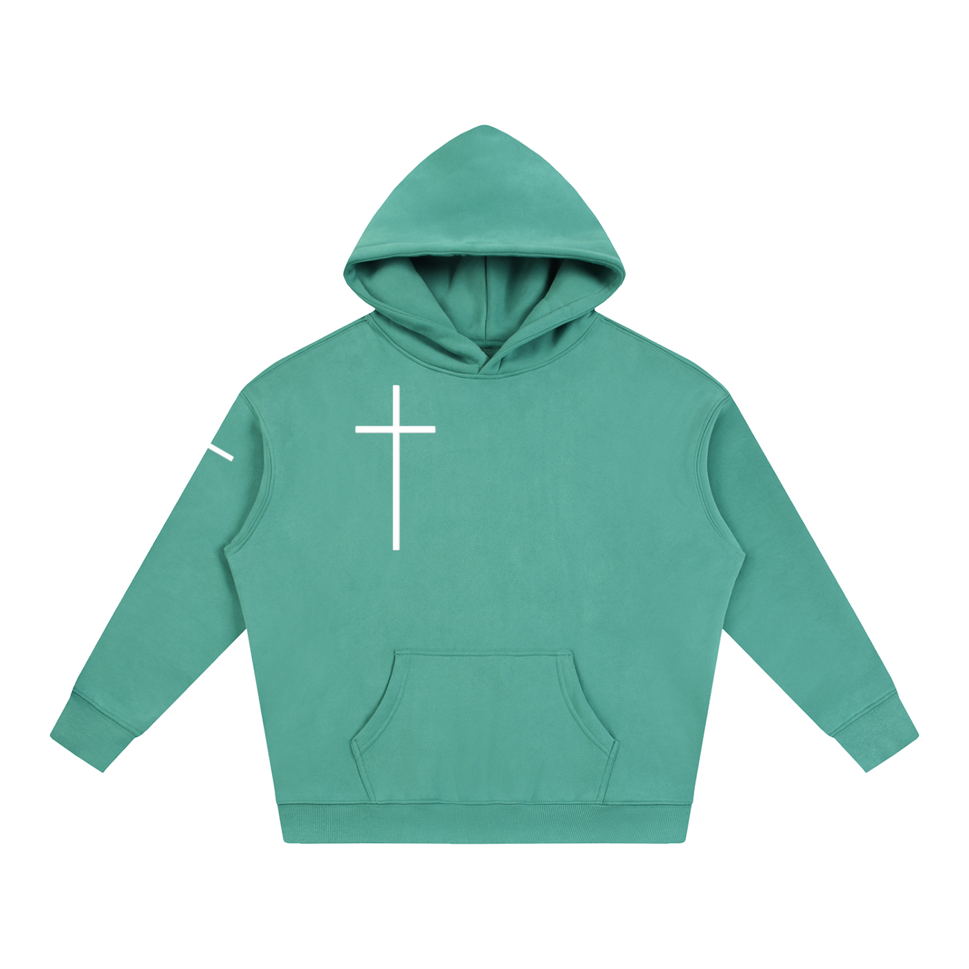 Simple Cross Oversize Hoodie