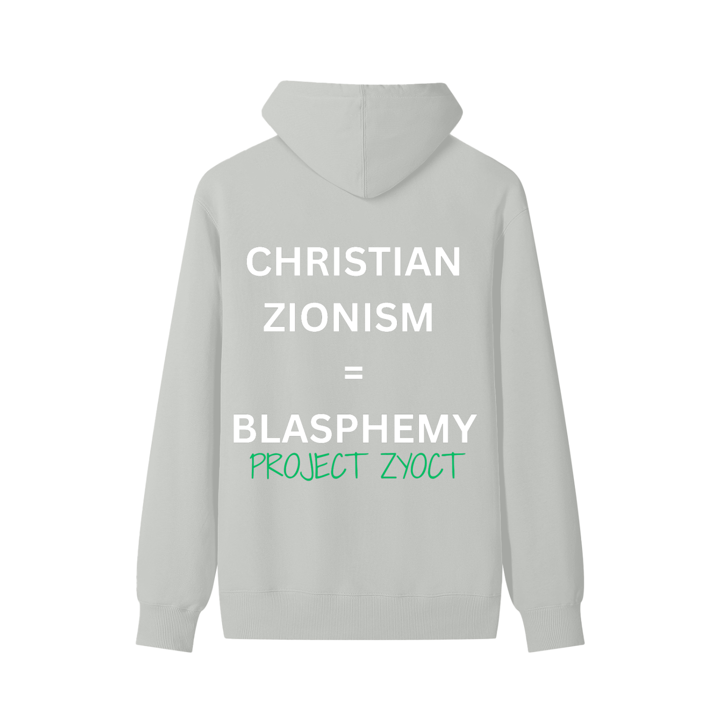 "Christian Zionism = Blasphemy" Classic Cotton Hoodie