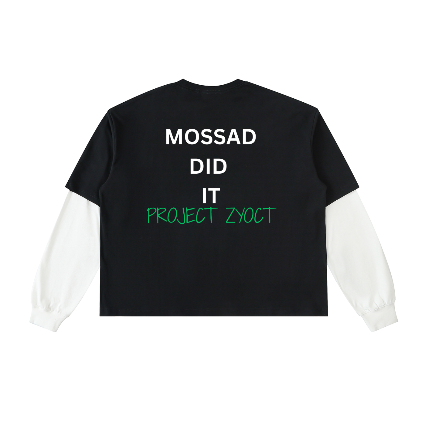 "Mossad Did It" Layered Shirt