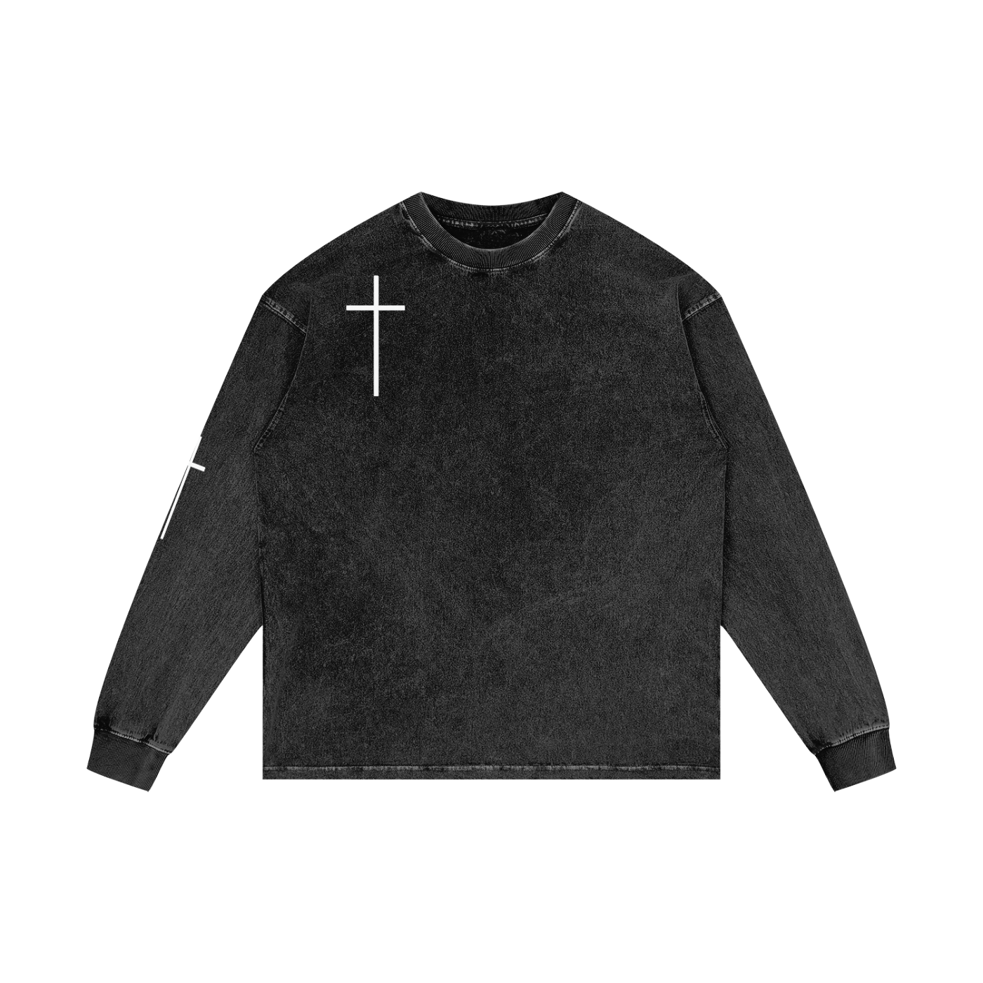 "Professionally Unhinged" Acid Wash Long Sleeve