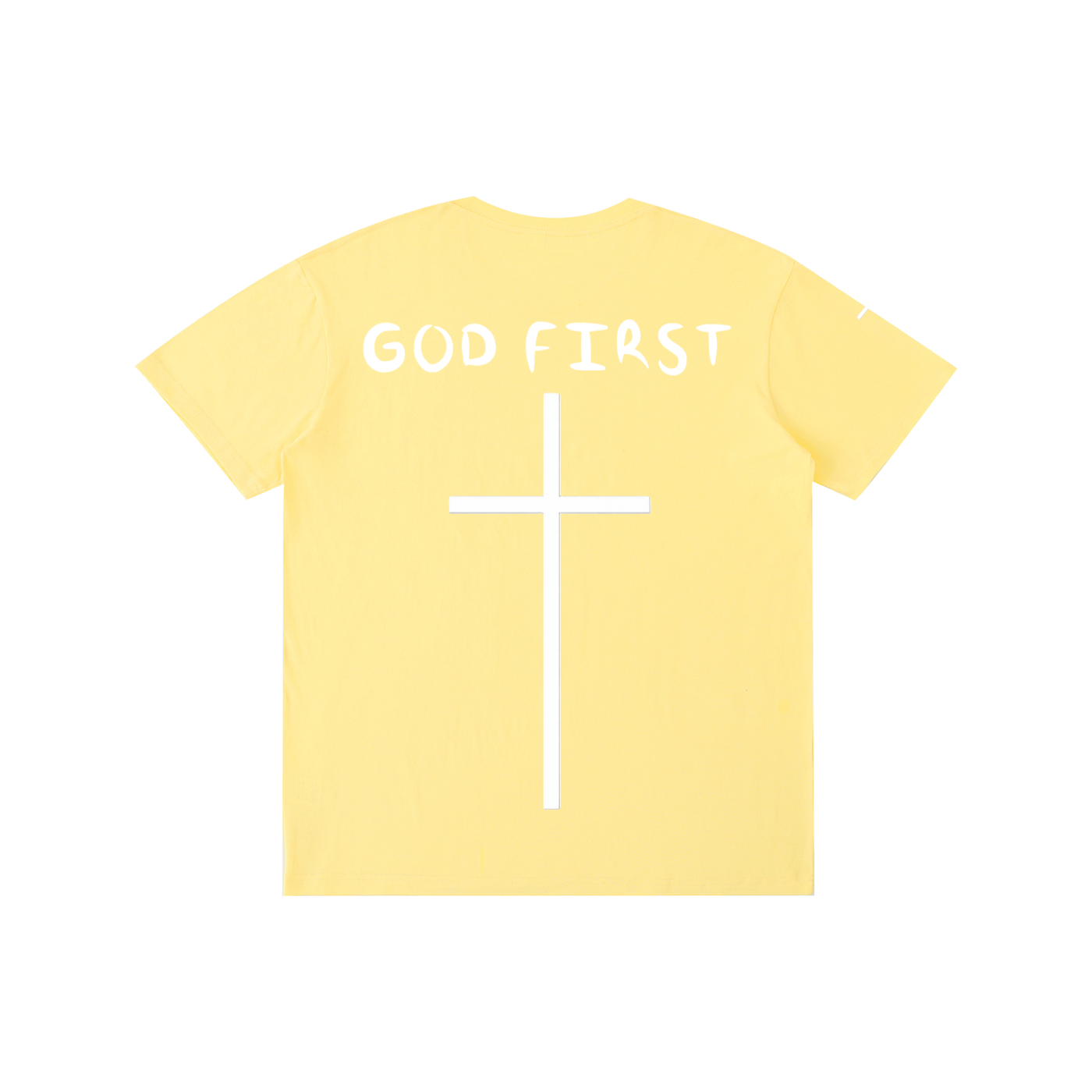 "GOD FIRST" Cotton T-Shirt