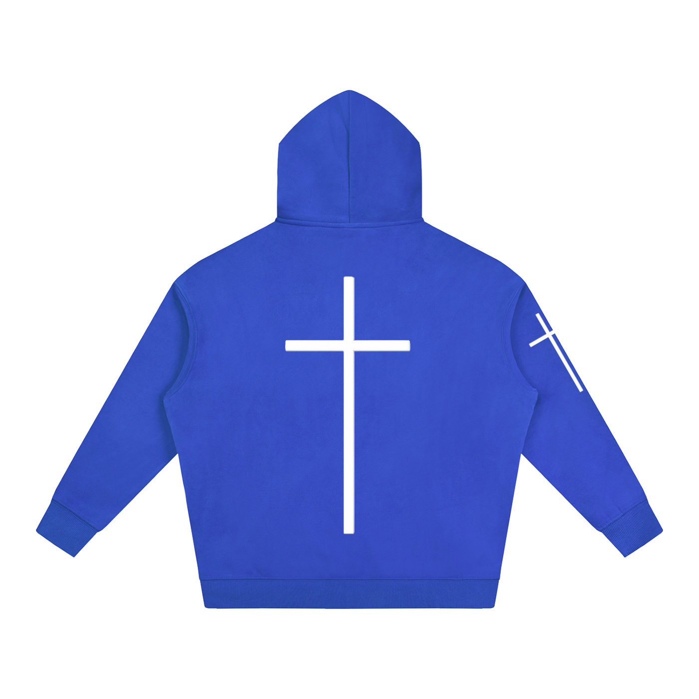 Simple Cross Oversize Hoodie