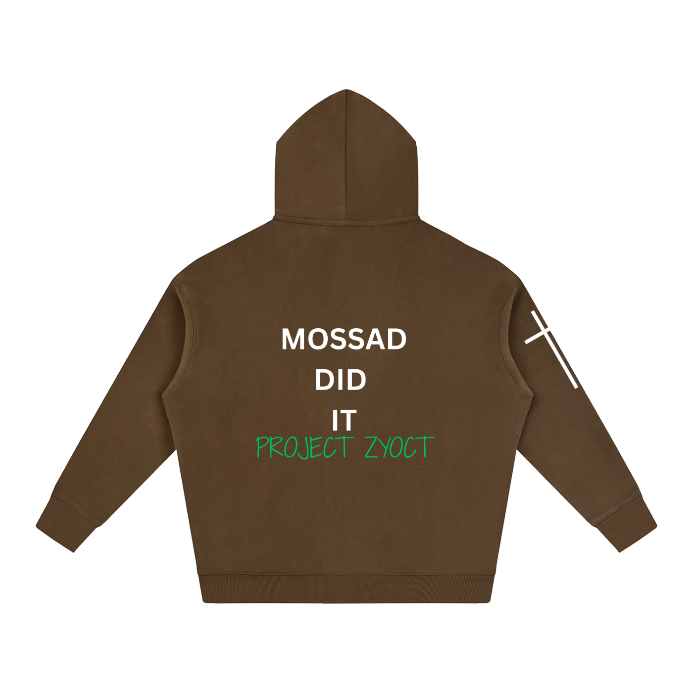 "Mossad Did It" Oversize Hoodie