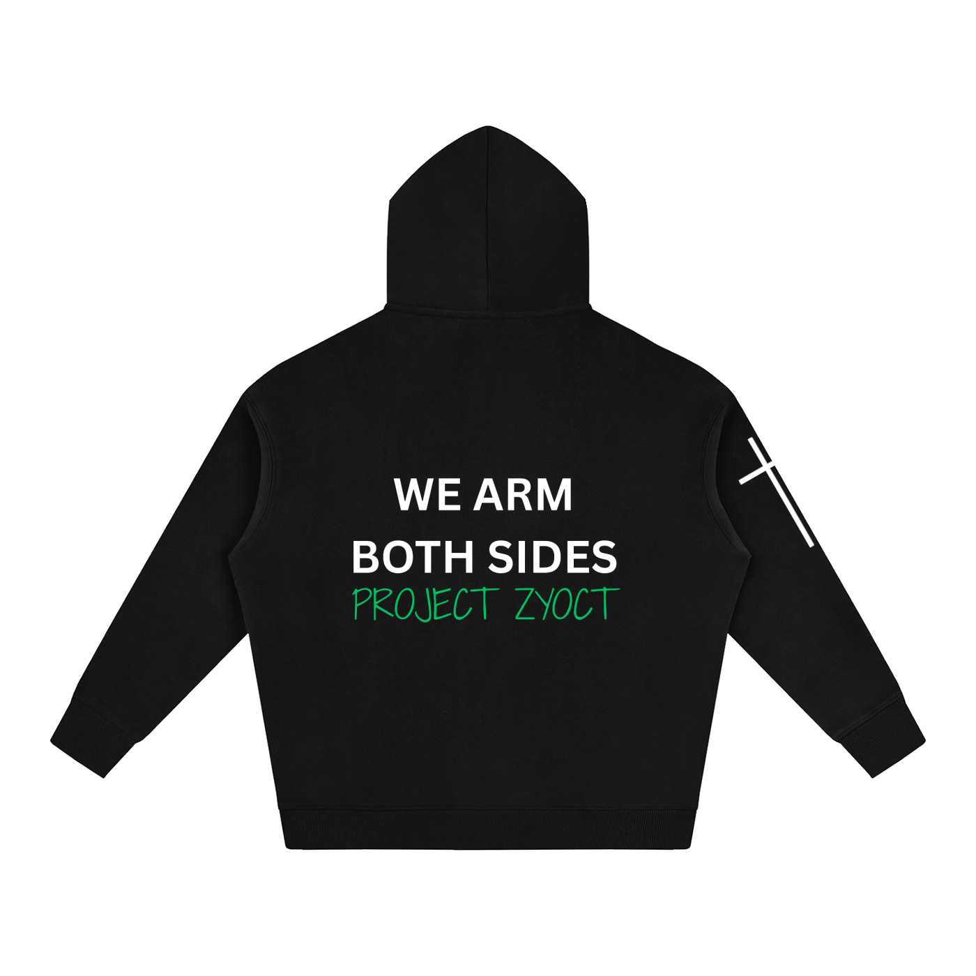 "We Arm Both Sides" Oversize Hoodie