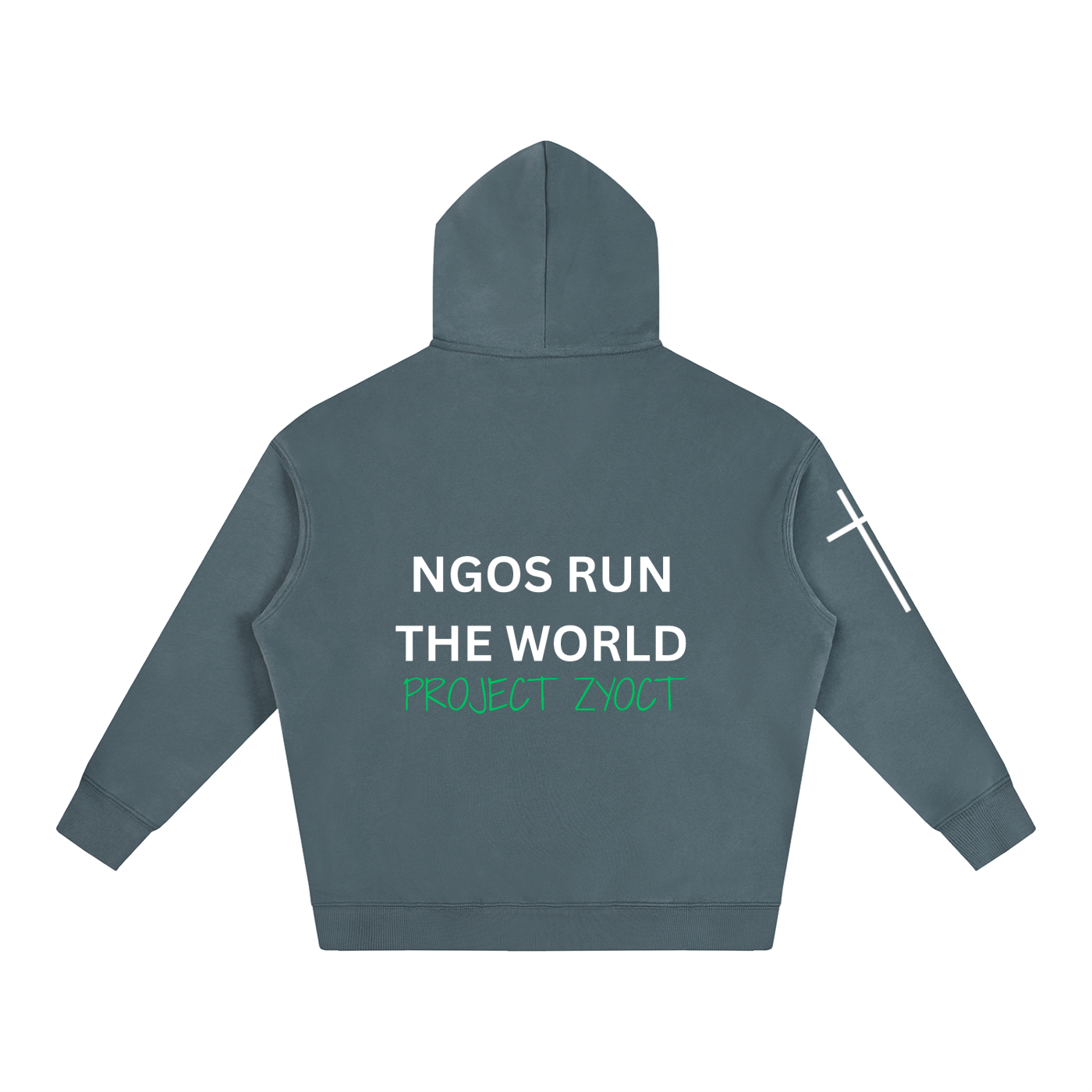 "NGOs Run the World" Oversize Hoodie