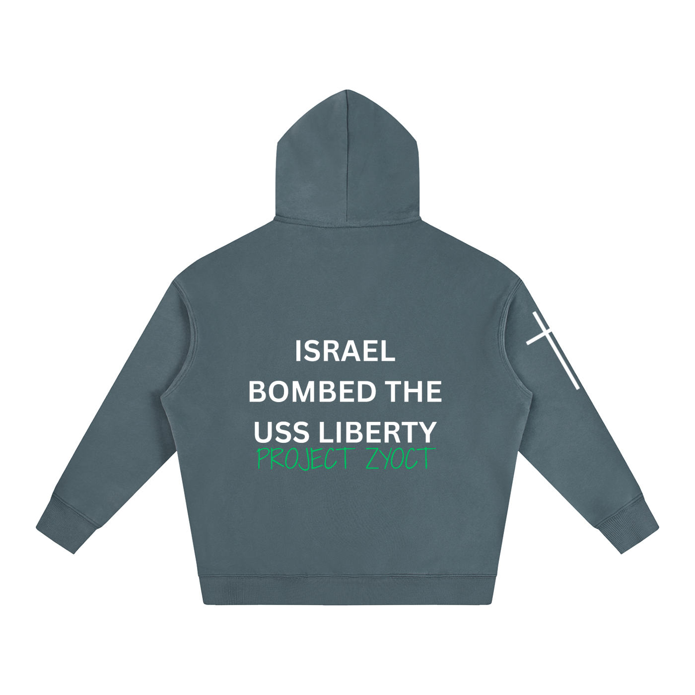 "Israel Bombed the USS Liberty" Oversize Hoodie