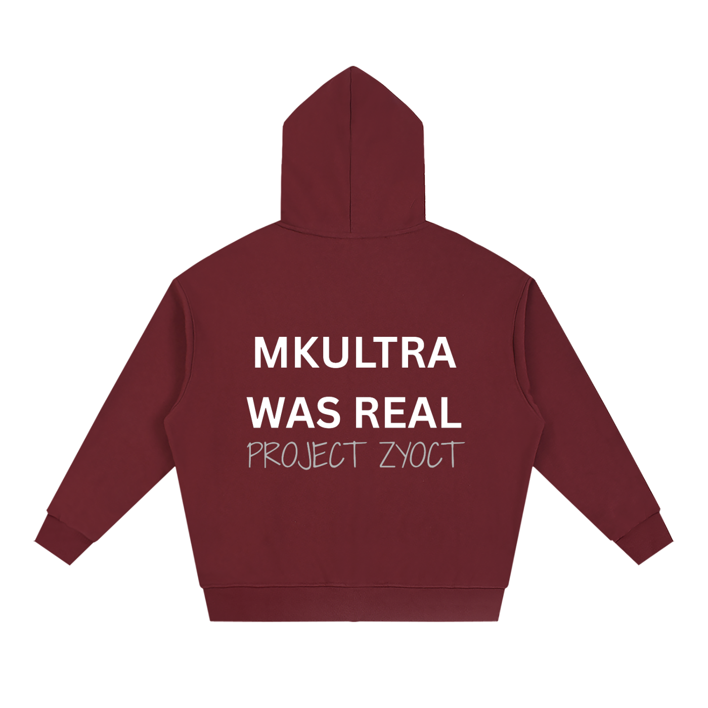 "MKUltra Was Real" Full Zip Hoodie