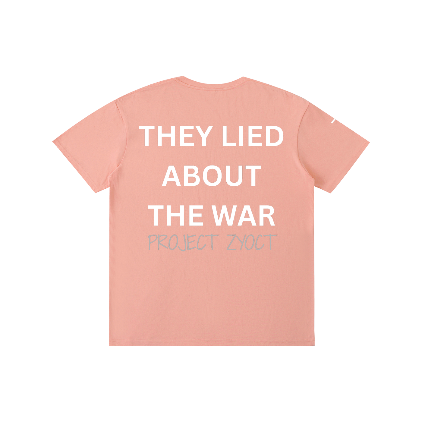 "They Lied About the War" Cotton T-Shirt