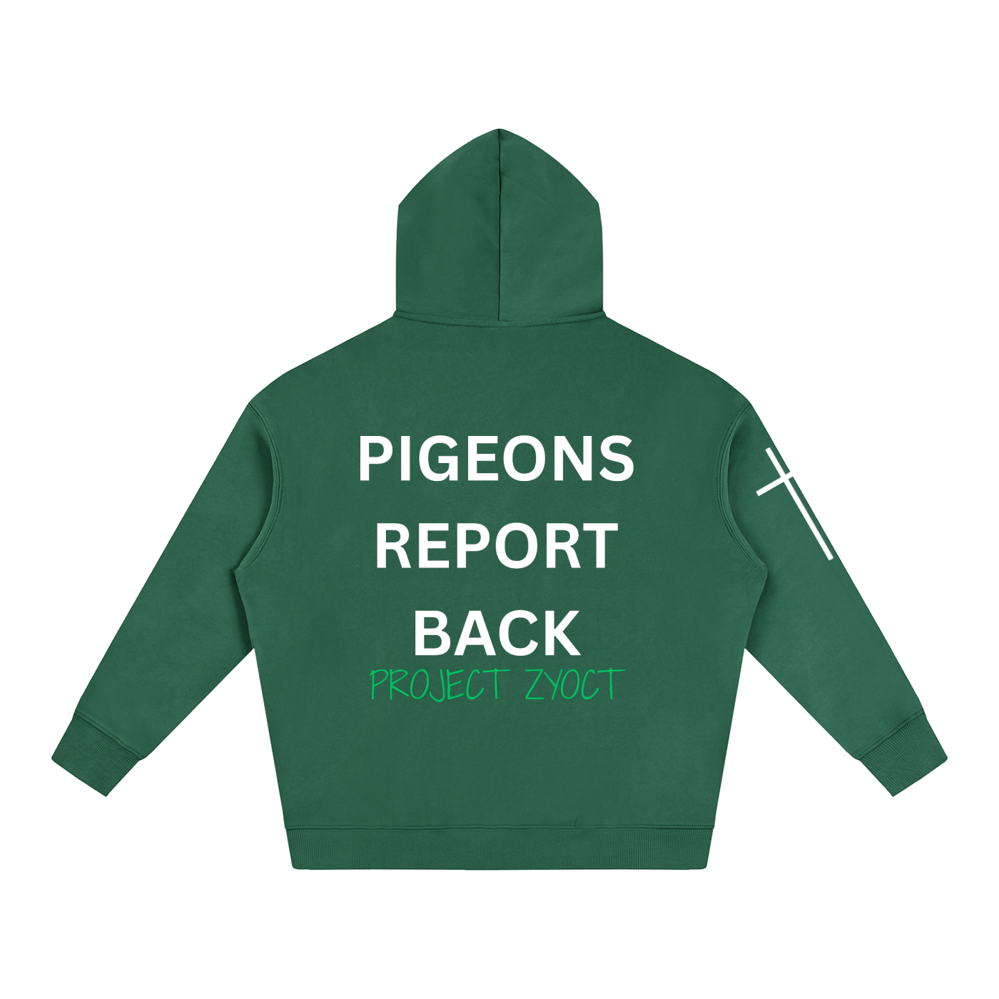 "Pigeons Report Back" Oversize Hoodie