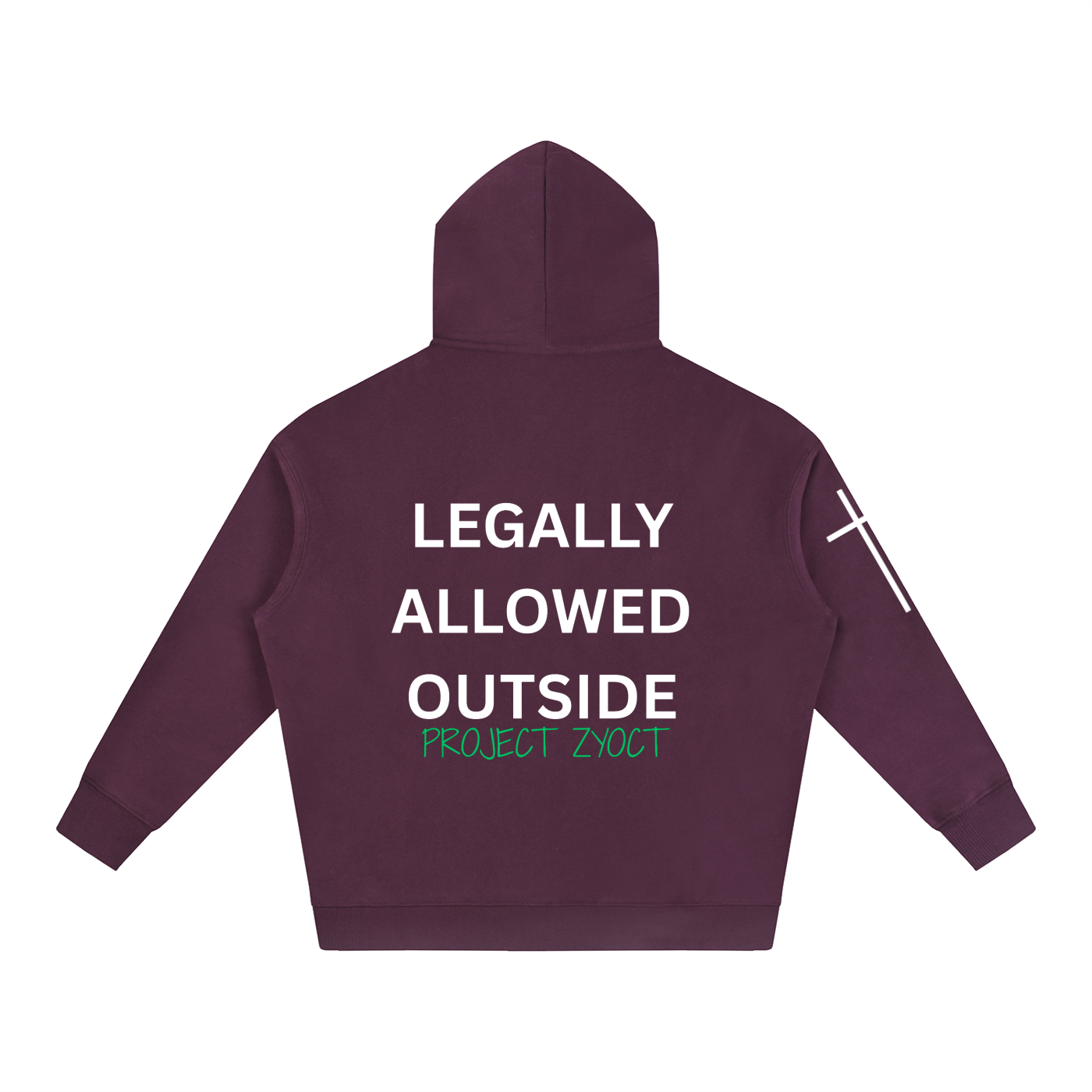 "Legally Allowed Outside" Oversize Hoodie