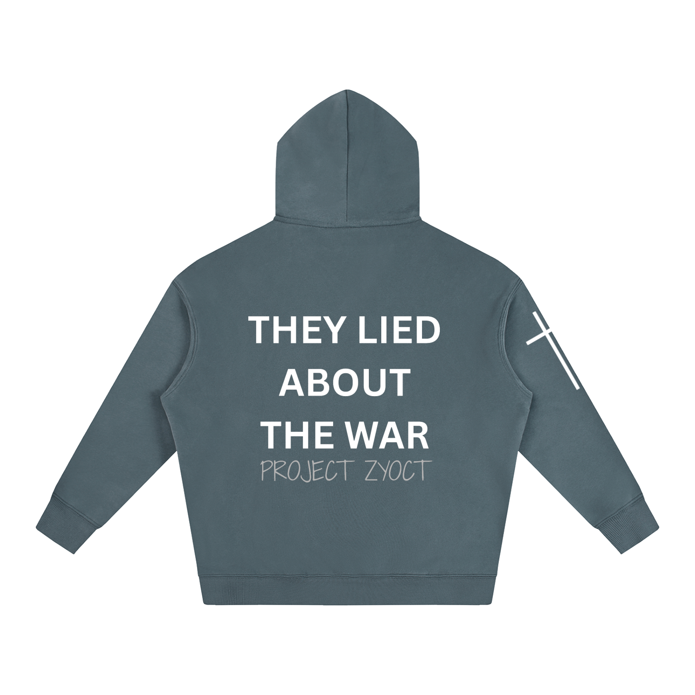 "They Lied About the War" Oversize Hoodie