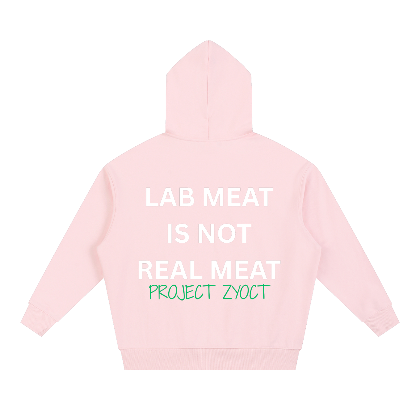 "Lab Meat is Not Real Meat" Heavyweight Hoodie