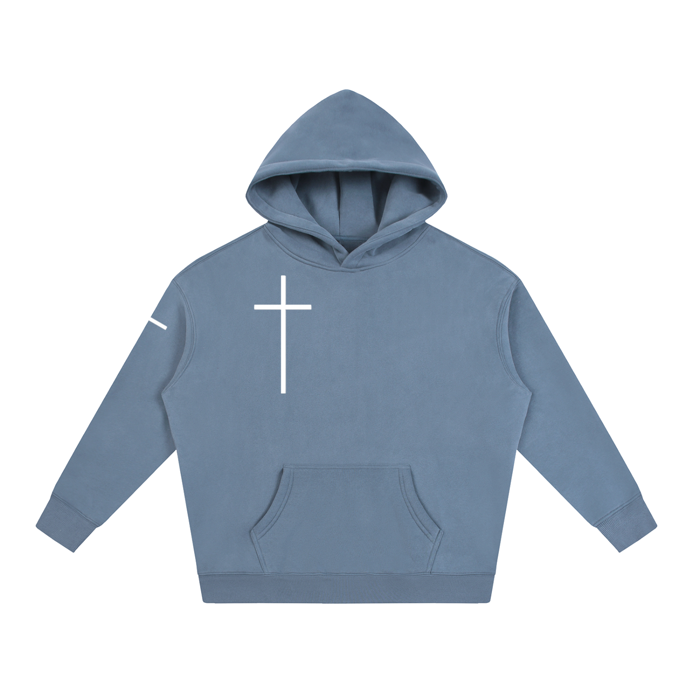 Simple Cross Oversize Hoodie