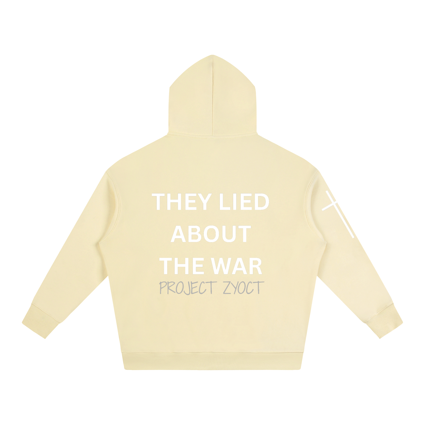 "They Lied About the War" Oversize Hoodie