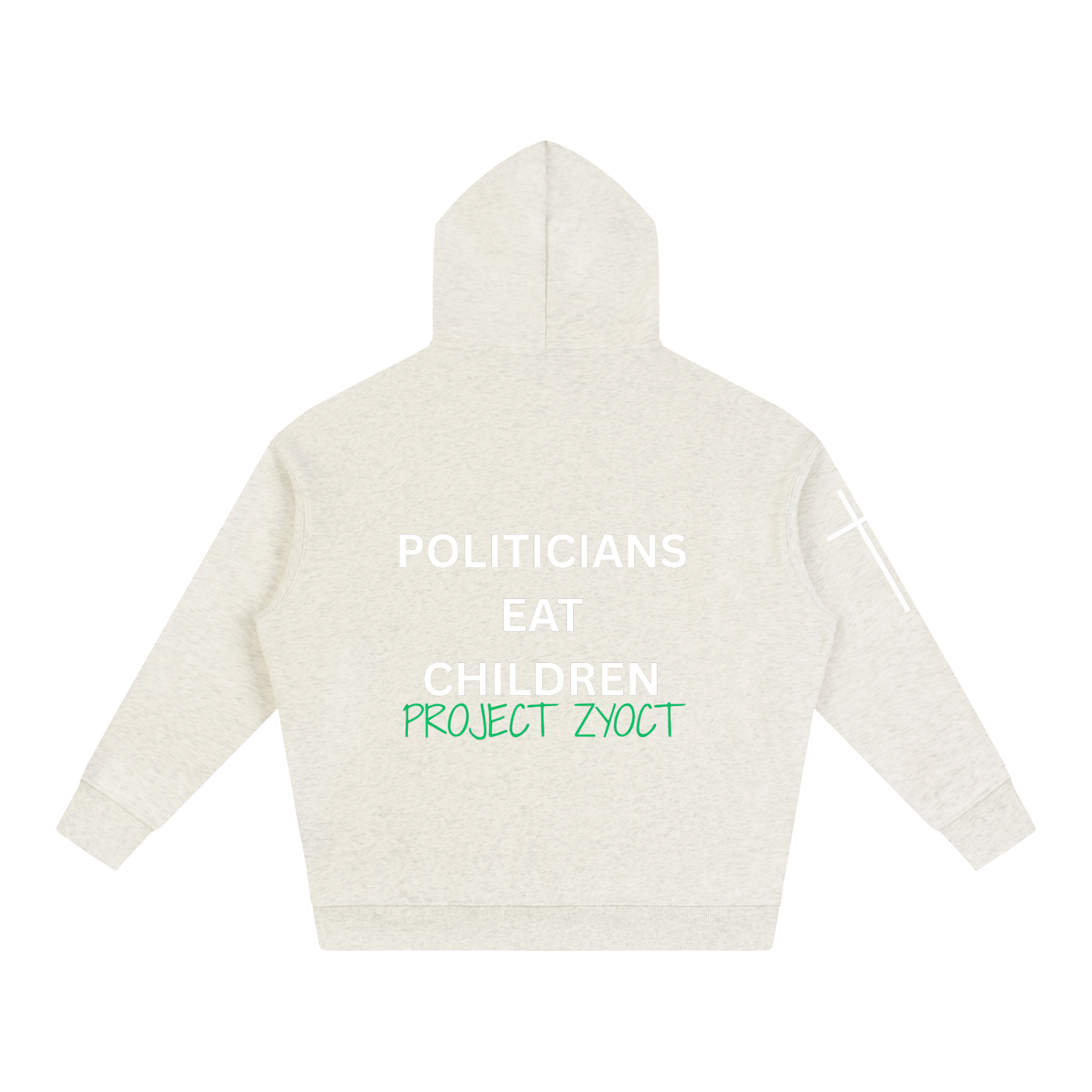 "Politicians Eat Children" Oversize Hoodie