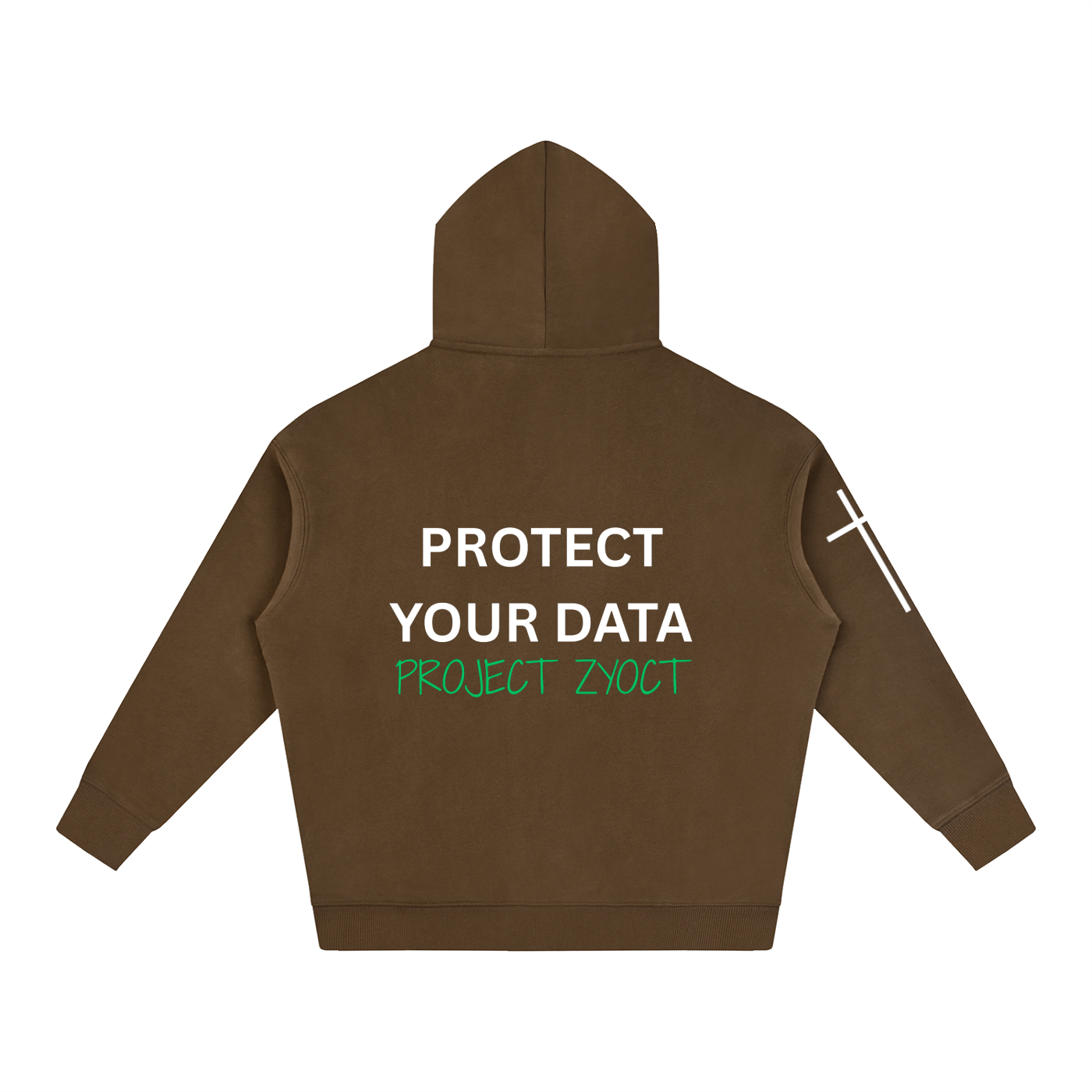 "Protect Your Data" Oversize Hoodie