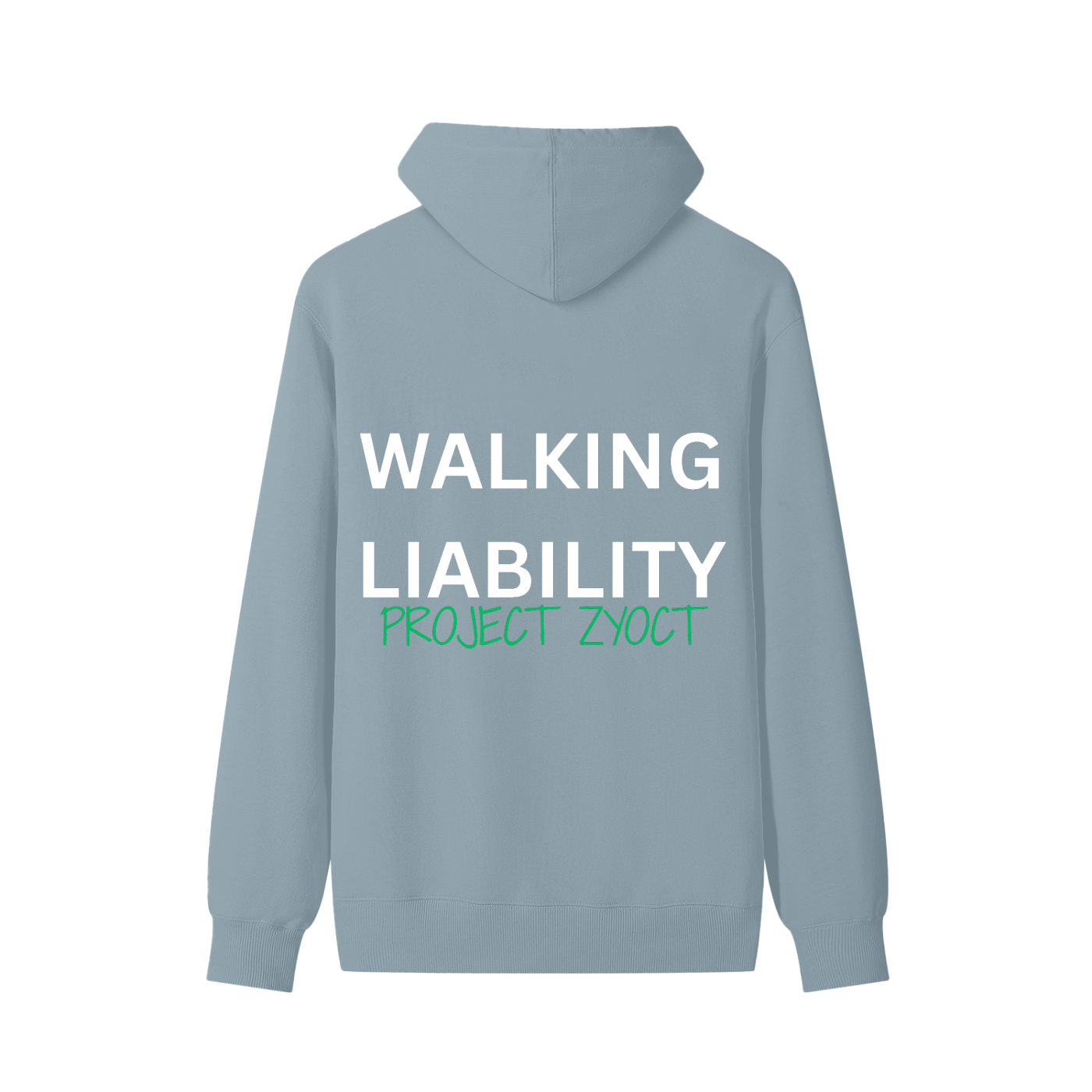 "Walking Liability" Classic Cotton Hoodie
