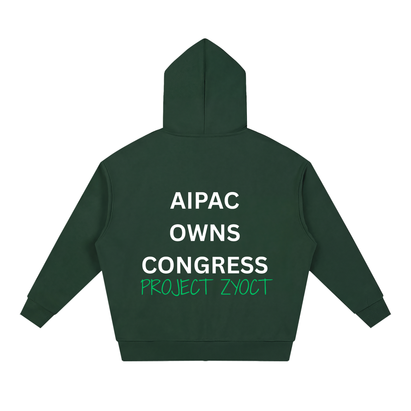 "AIPAC Owns Congress" Full Zip Hoodie