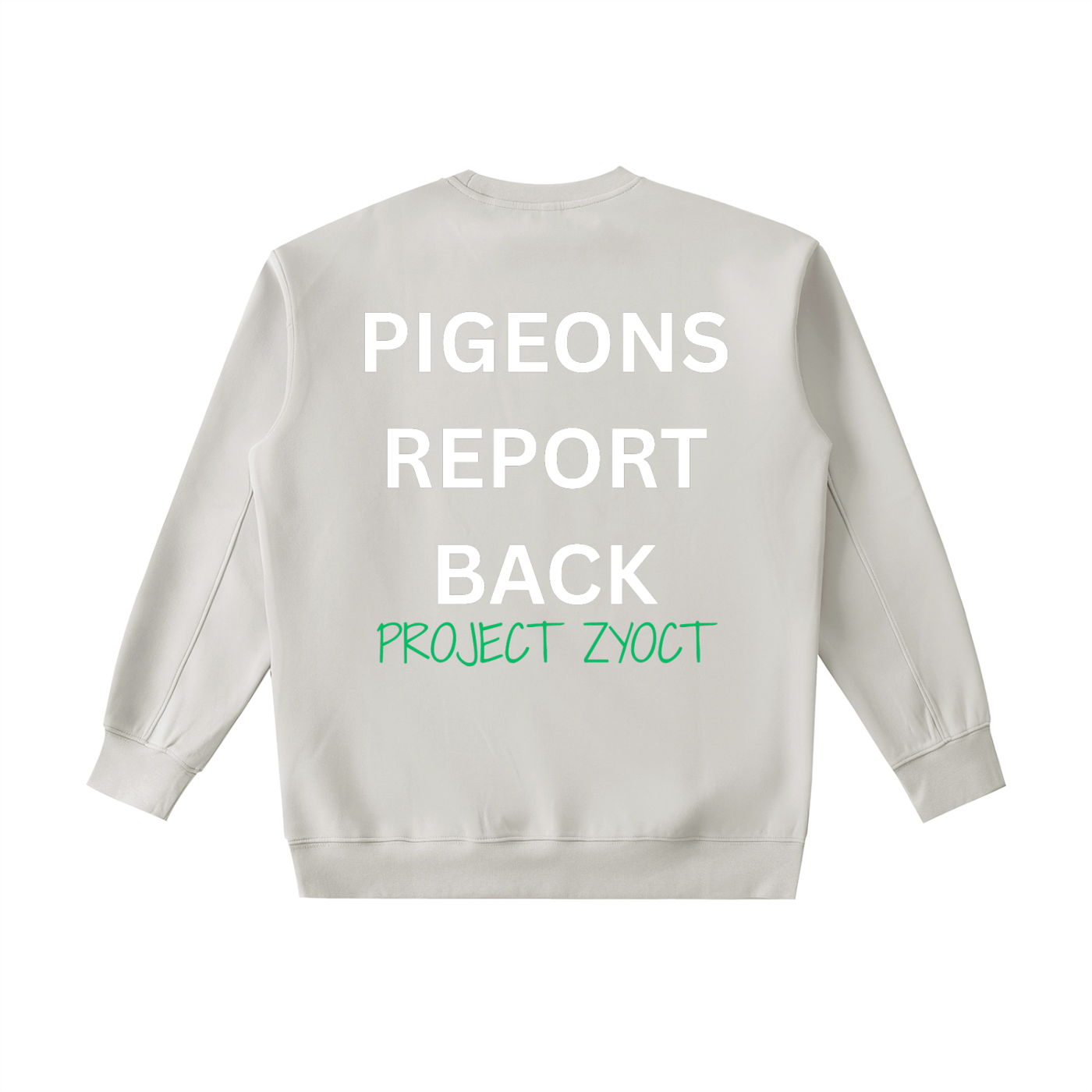 "Pigeons Report Back" Heavyweight Sweatshirt